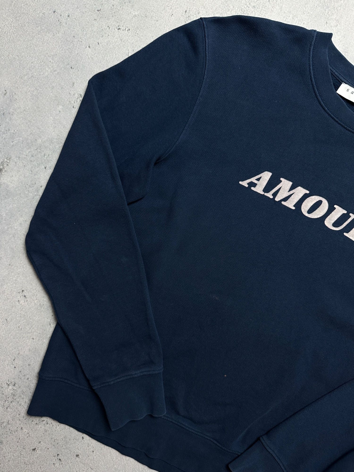 Sandro Sandro Crewneck Paris Flocked Sweatshirt Amour Central Logo Size US M / EU 48-50 / 2 - 5 Thumbnail