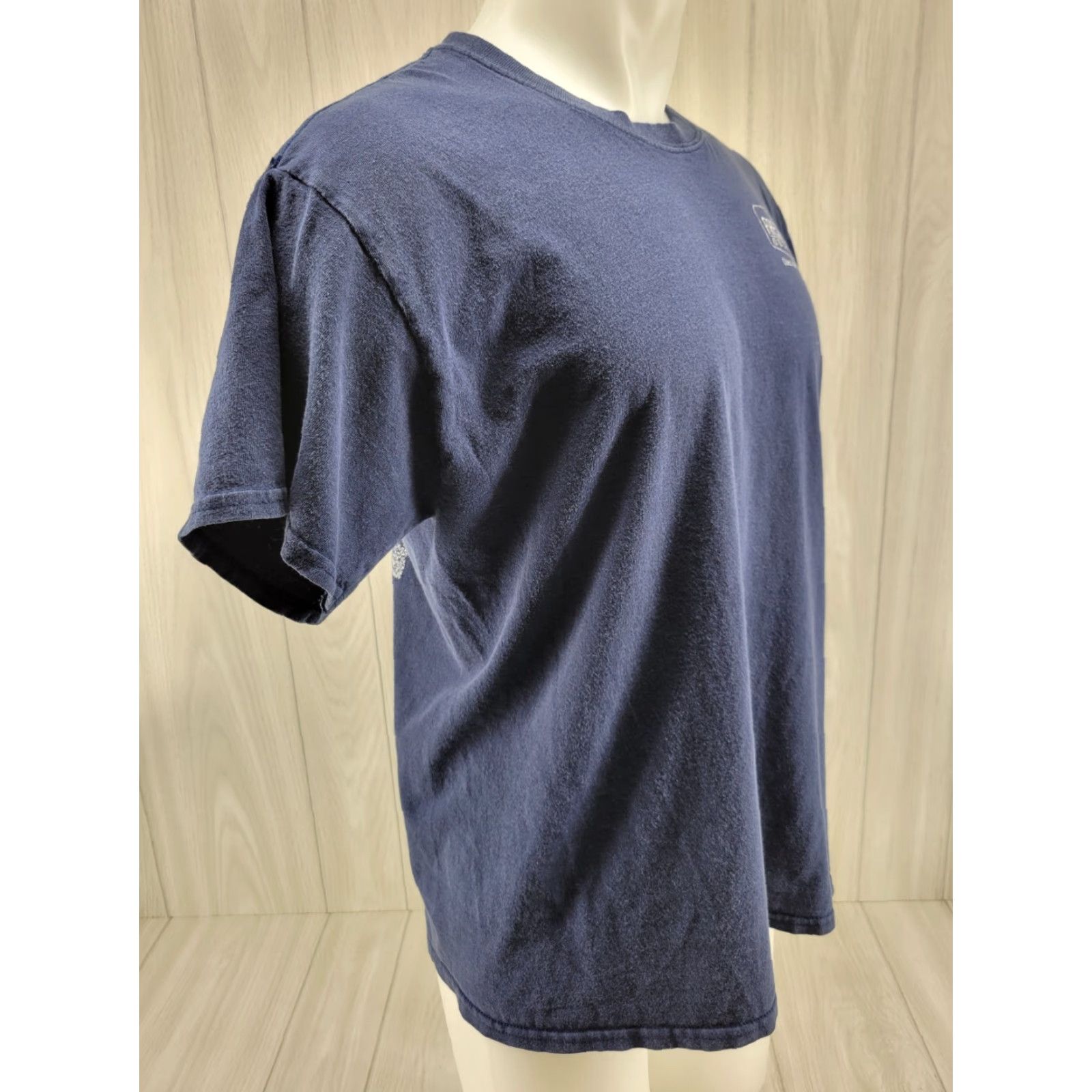 Gildan VINTAGE Distressed Shirt Men's L Gildan T-Shirt Short Sleeve Blue Outdoor Alabama Fredricks Size US L / EU 52-54 / 3 - 5 Thumbnail