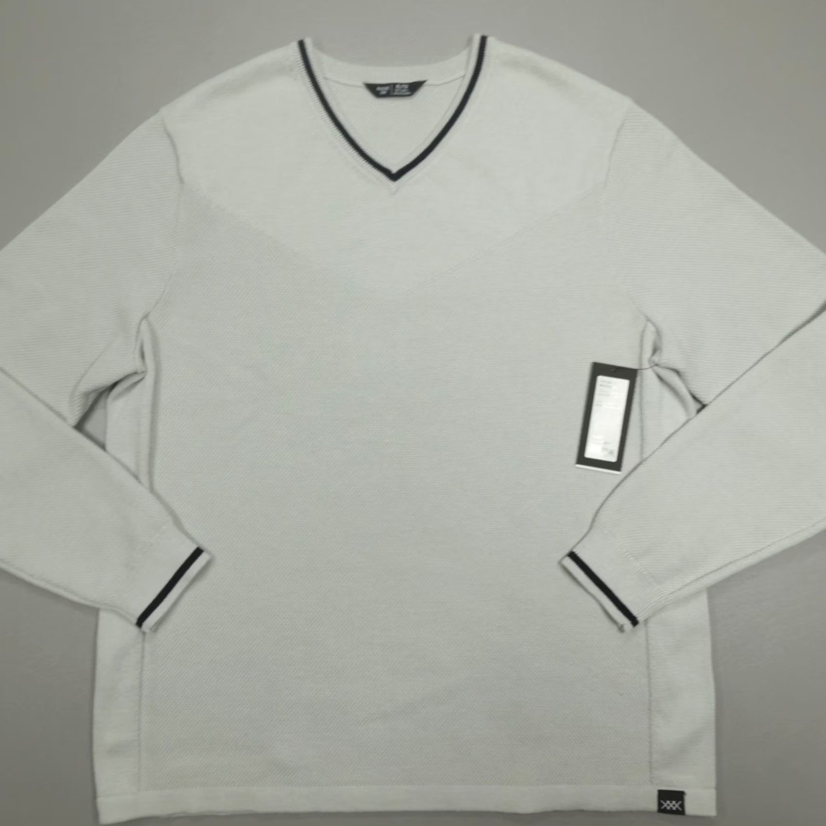 Rhone Rhone The Turn Golf V-Neck Sweater XL Sleet Gray Solid Knit Pullover Mens Regular Size Large? Size US XL / EU 56 / 4 - 4 Thumbnail