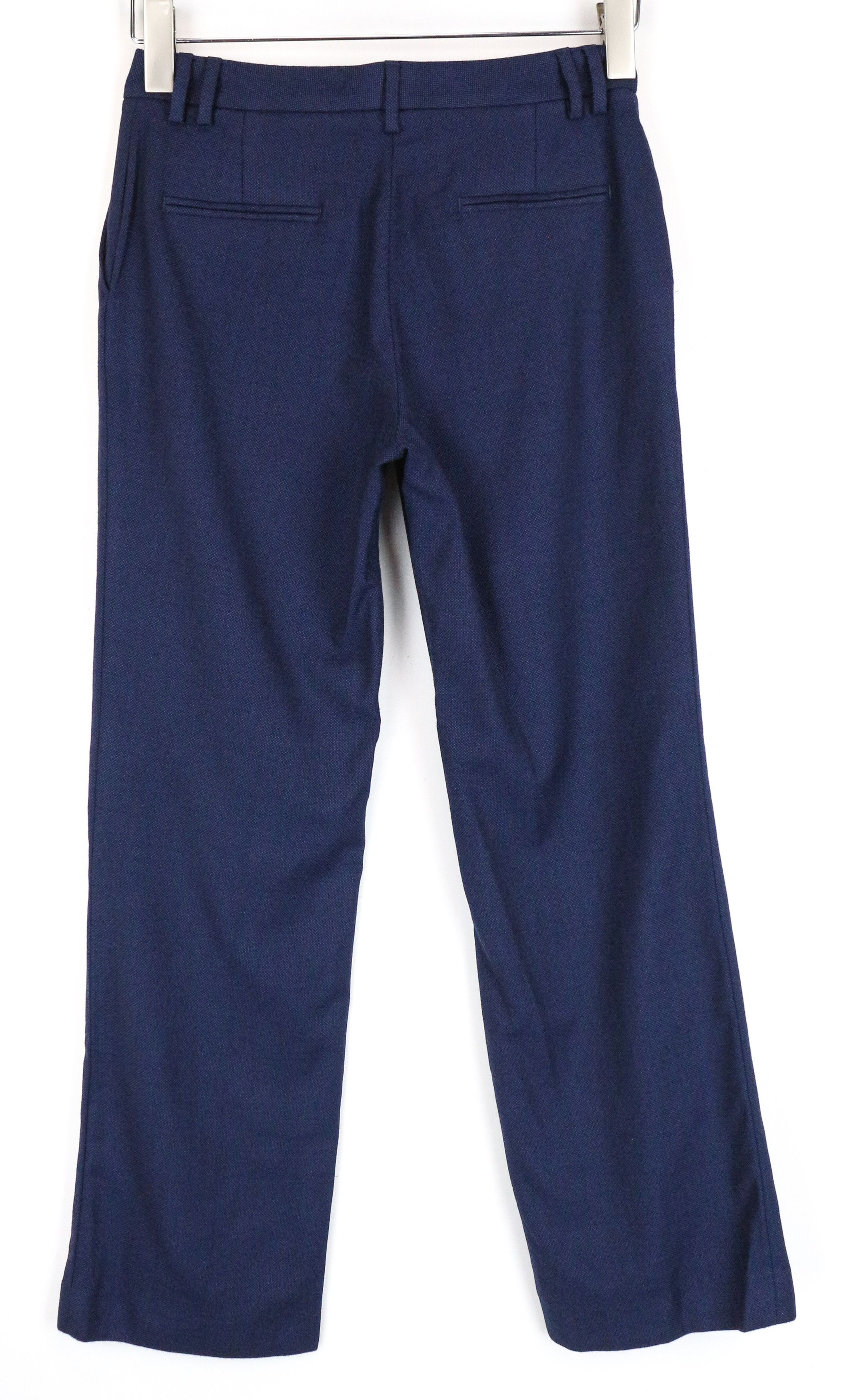 Suitsupply SINA W27/L27 Blue Wool Lined Pleated Trousers 61273 Size US 27 - 2 Thumbnail