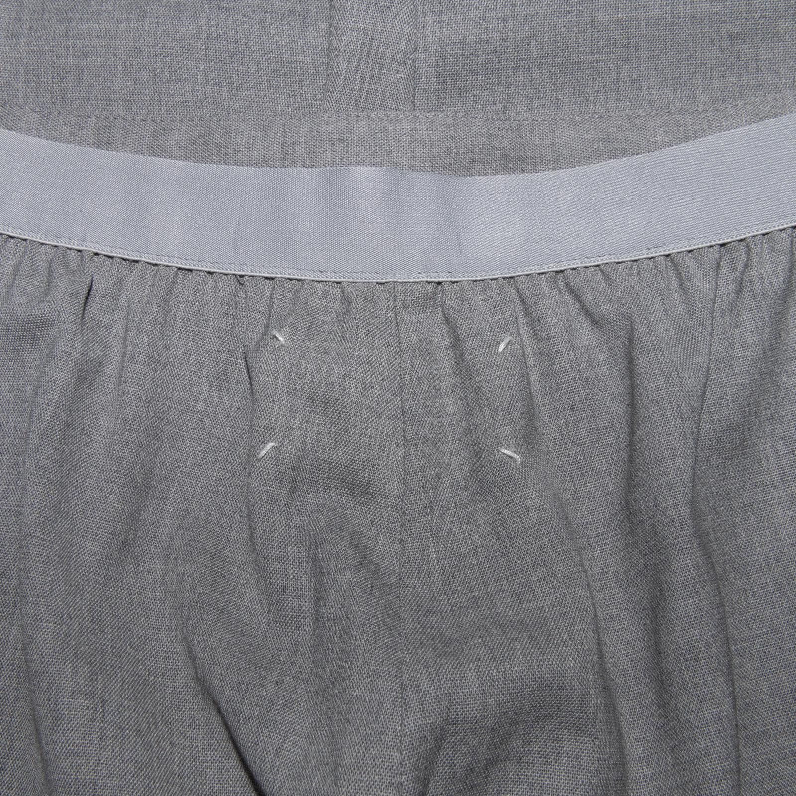 Maison Margiela Maison Margiela 4 FW 2015 Women's Grey Wool Trousers Size 27" / US 4 / IT 40 - 3 Thumbnail