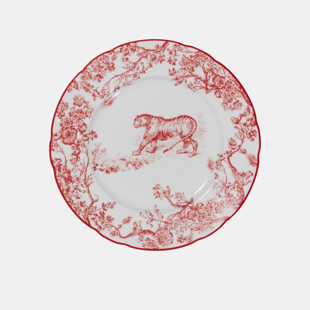 Dior o1bcso1str0225 Size:OS/ Dessert Plate in Red Toile Size ONE SIZE - 1 Preview