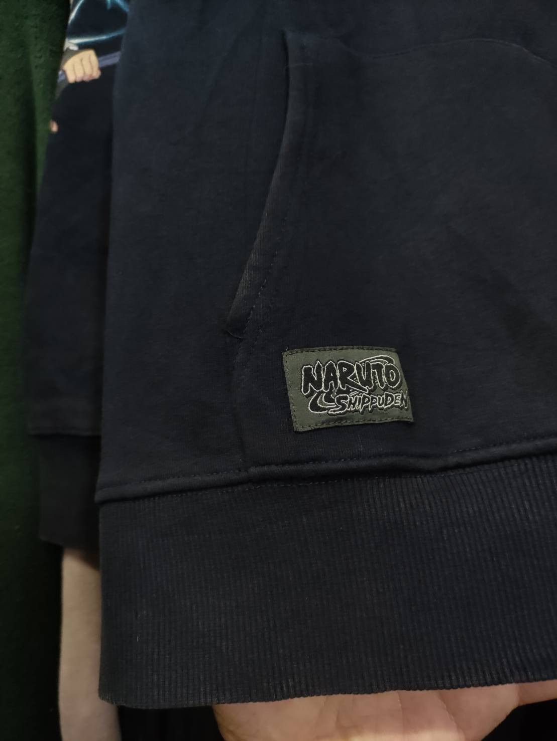 Anime Vtg 00 's Naruto Shippuden " Sasuke "Character Promo Hoodie Size US M / EU 48-50 / 2 - 6 Thumbnail