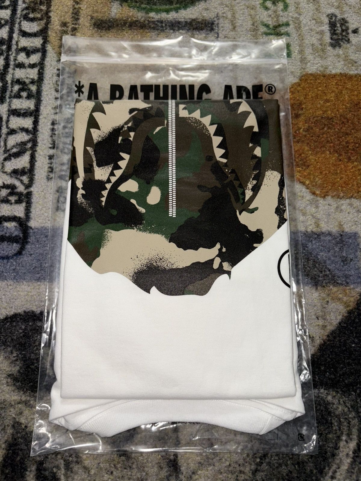 Bape A Bathing Ape Map Camo Ape Head Shark T-Shirt Size US M / EU 48-50 / 2 - 1 Thumbnail