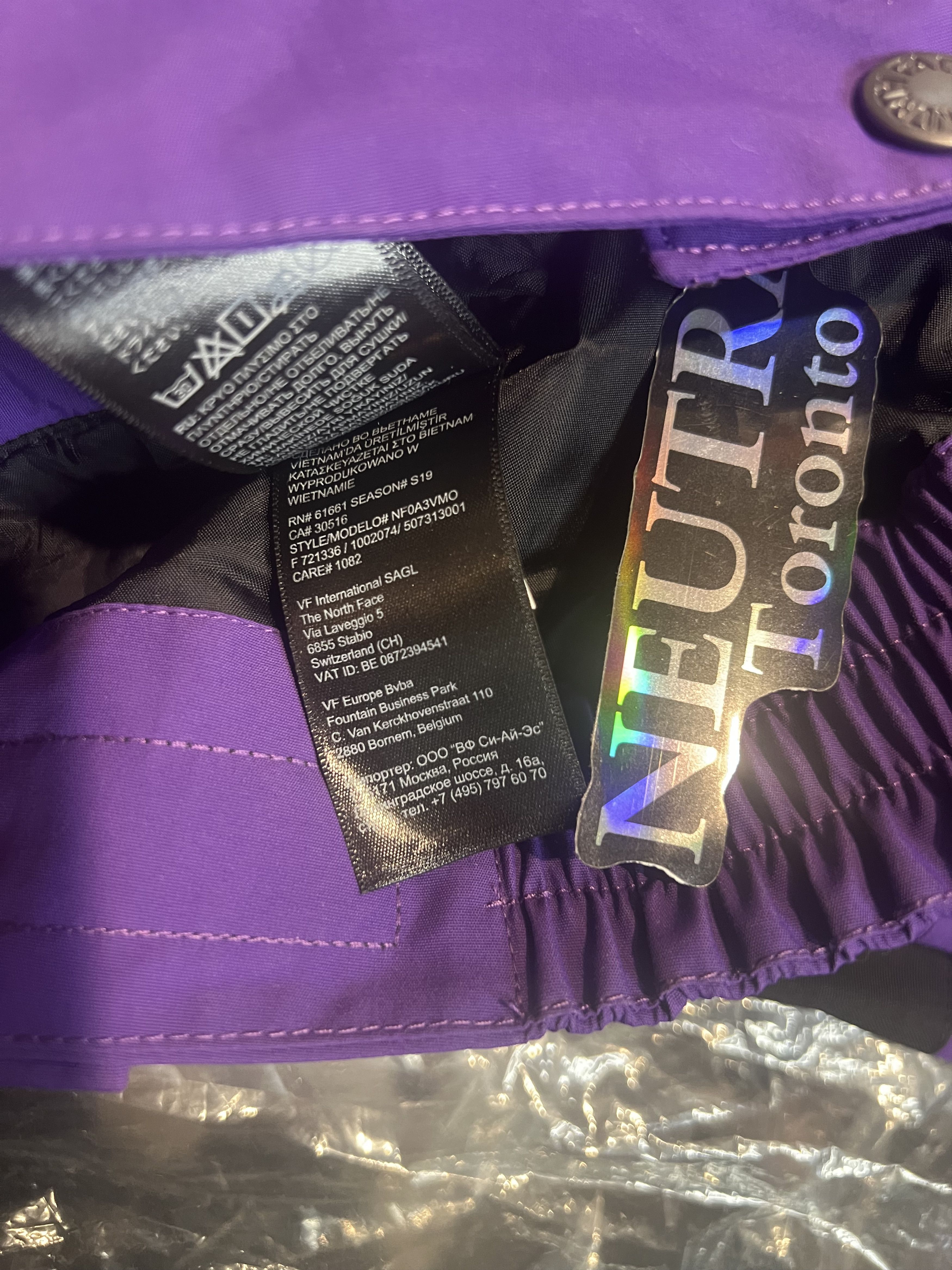 Supreme x The North Face Arc Logo Mountain Pants 'Purple'