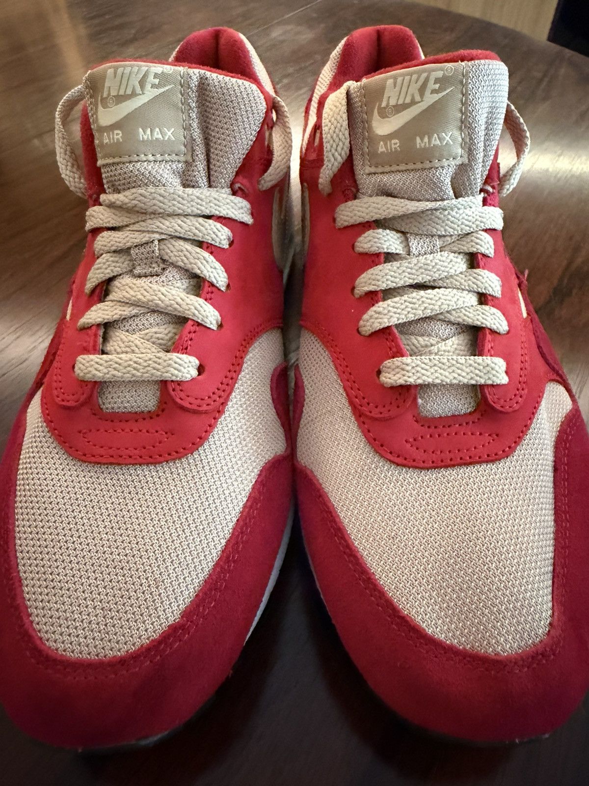 Nike NIKE AIR MAX 1 PREMIUM RETRO -Red Mushroom & Vanilla US 10.5 Size US 10.5 / EU 43-44 - 5 Thumbnail