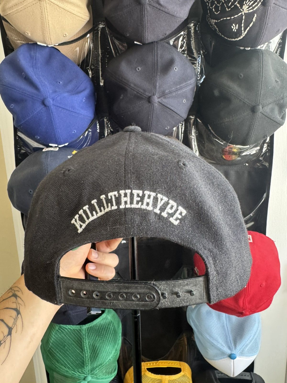 Vintage Kill The Hype Upside Down LA Hat Size ONE SIZE - 3 Thumbnail