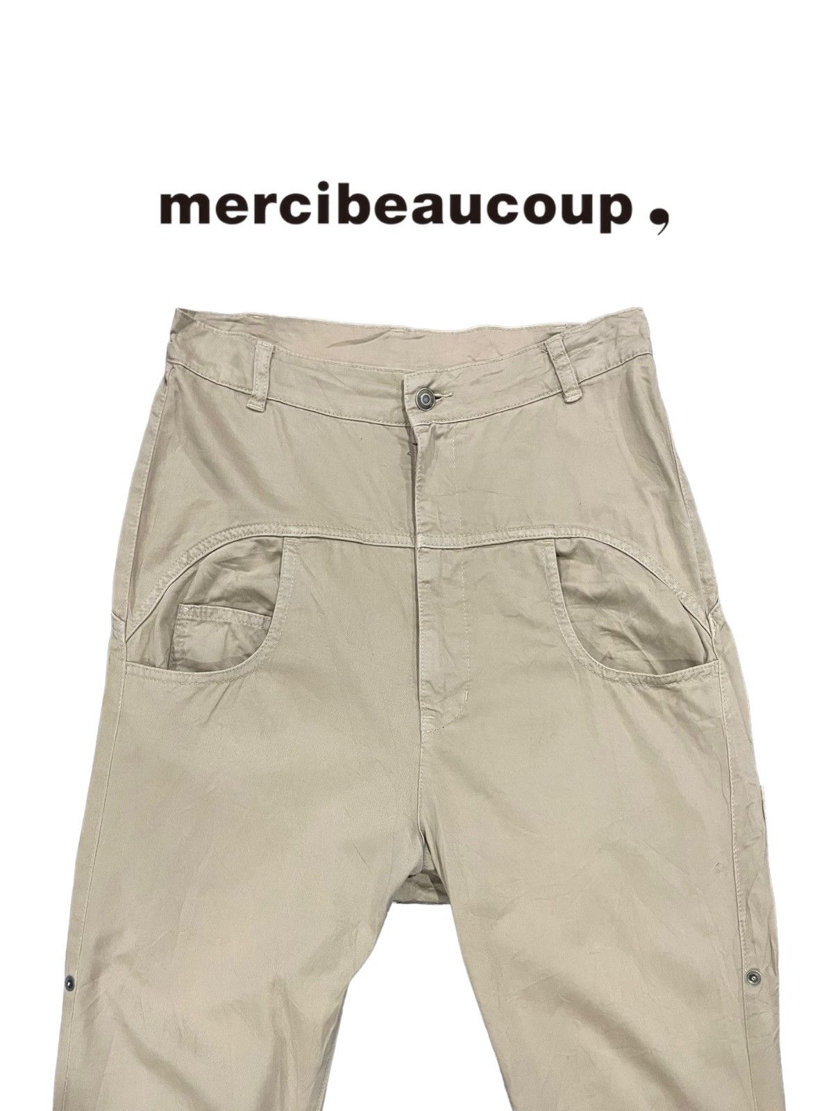 Issey Miyake Jevous Enprie Mercibeaucoup Drop Crotch Pants Size US 30 / EU 46 - 7 Thumbnail