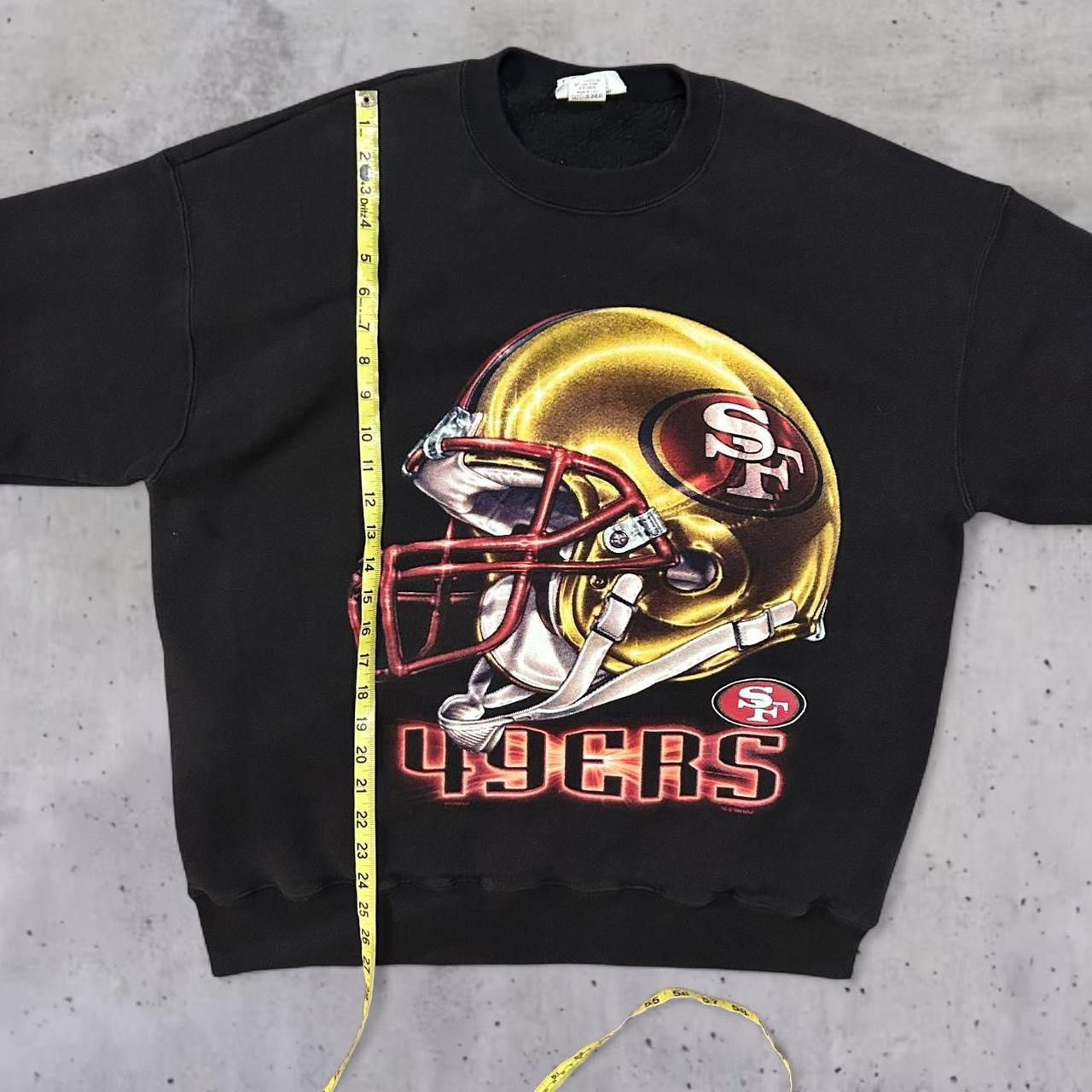 Lee RARE Vintage 90s Lee San Francisco 49ers Helmet Crewneck Size US XL / EU 56 / 4 - 5 Thumbnail