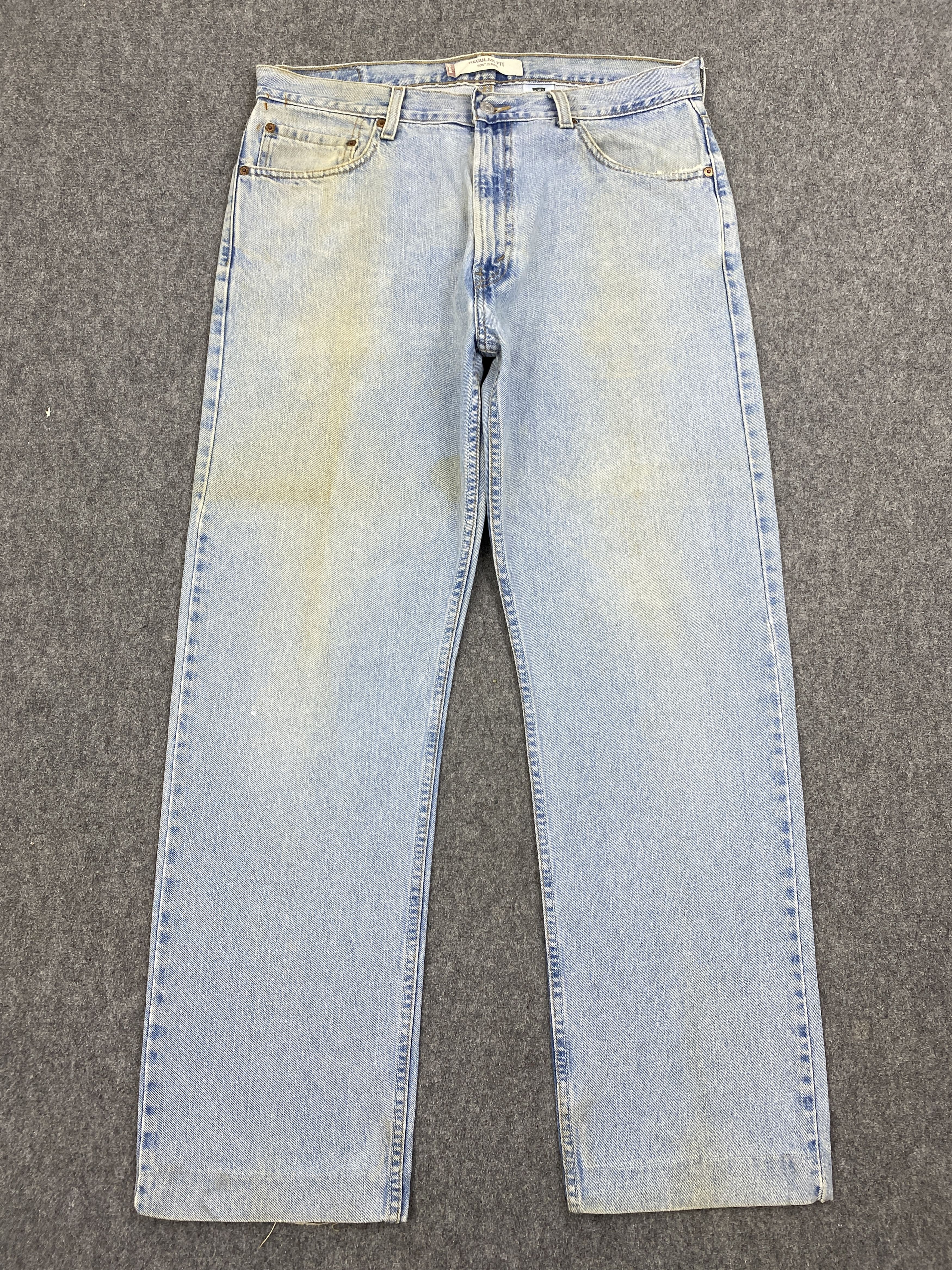 Levi's × Vintage Vintage Levis 505 Rusty Light Blue Jeans Size US 35 - 1 Thumbnail