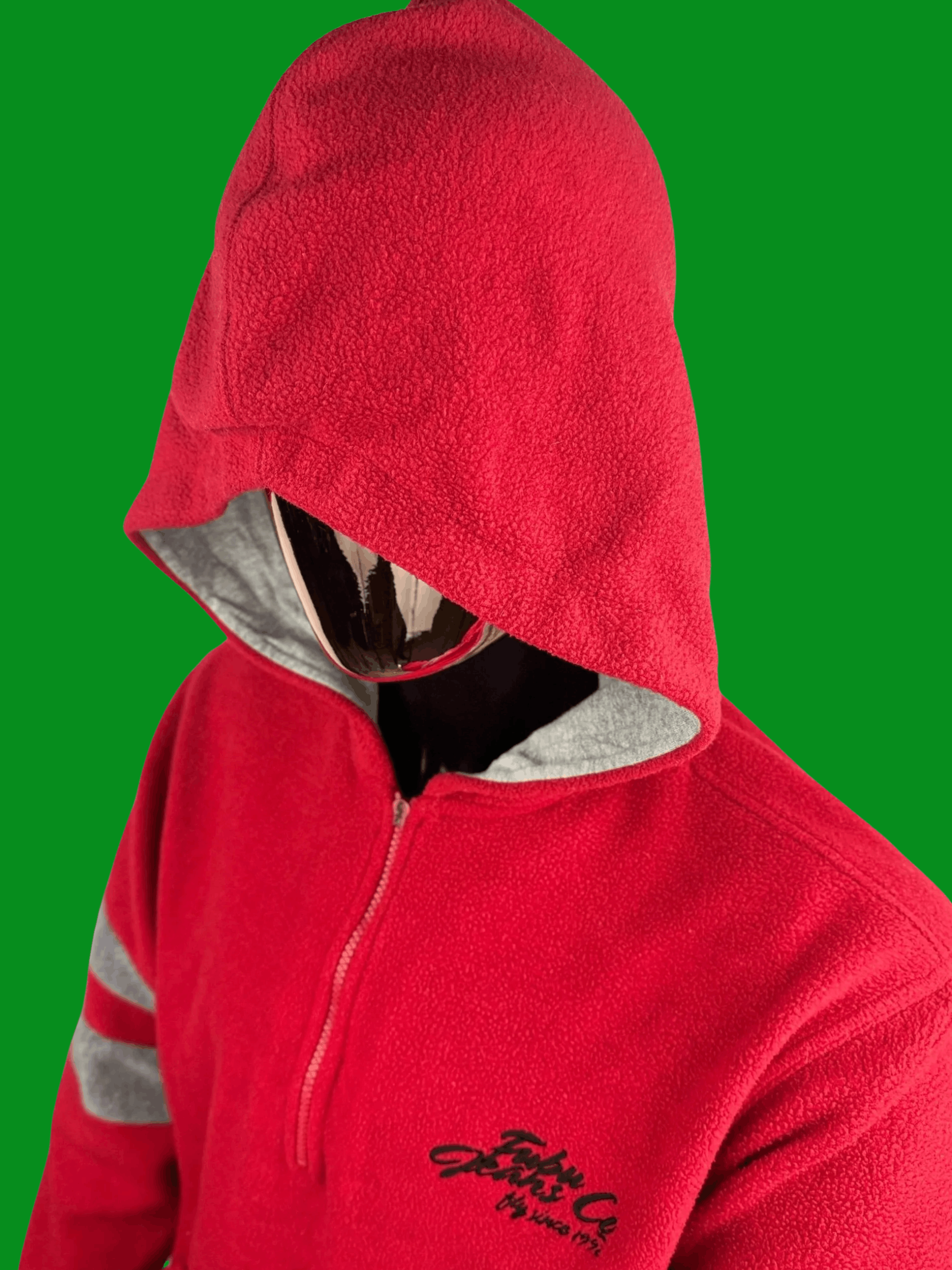 Fubu VTG FUBU 90s Quarter-Zip Hoodie – Band Striped Retro Style Size US M / EU 48-50 / 2 - 7 Thumbnail