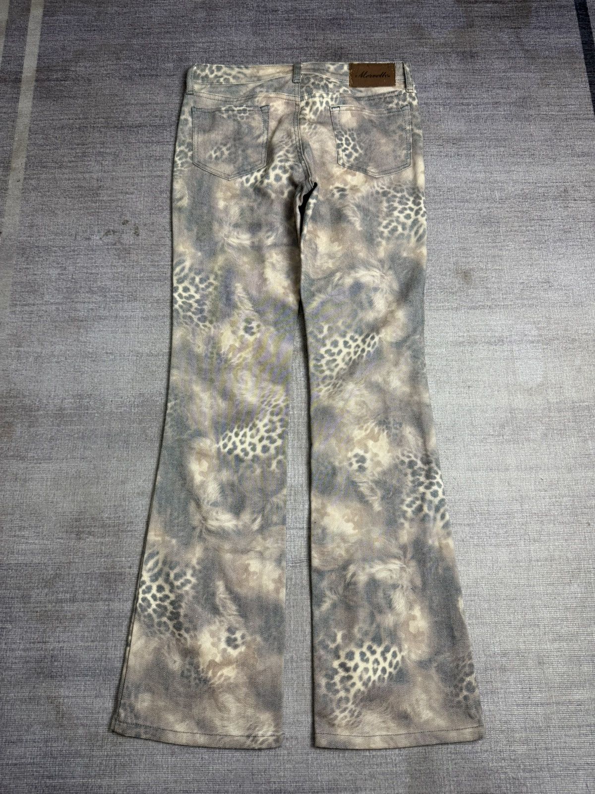Tornado Mart MARVELE STUDED LEO PARD DENIM PANTS Size US 30 / EU 46 - 3 Thumbnail