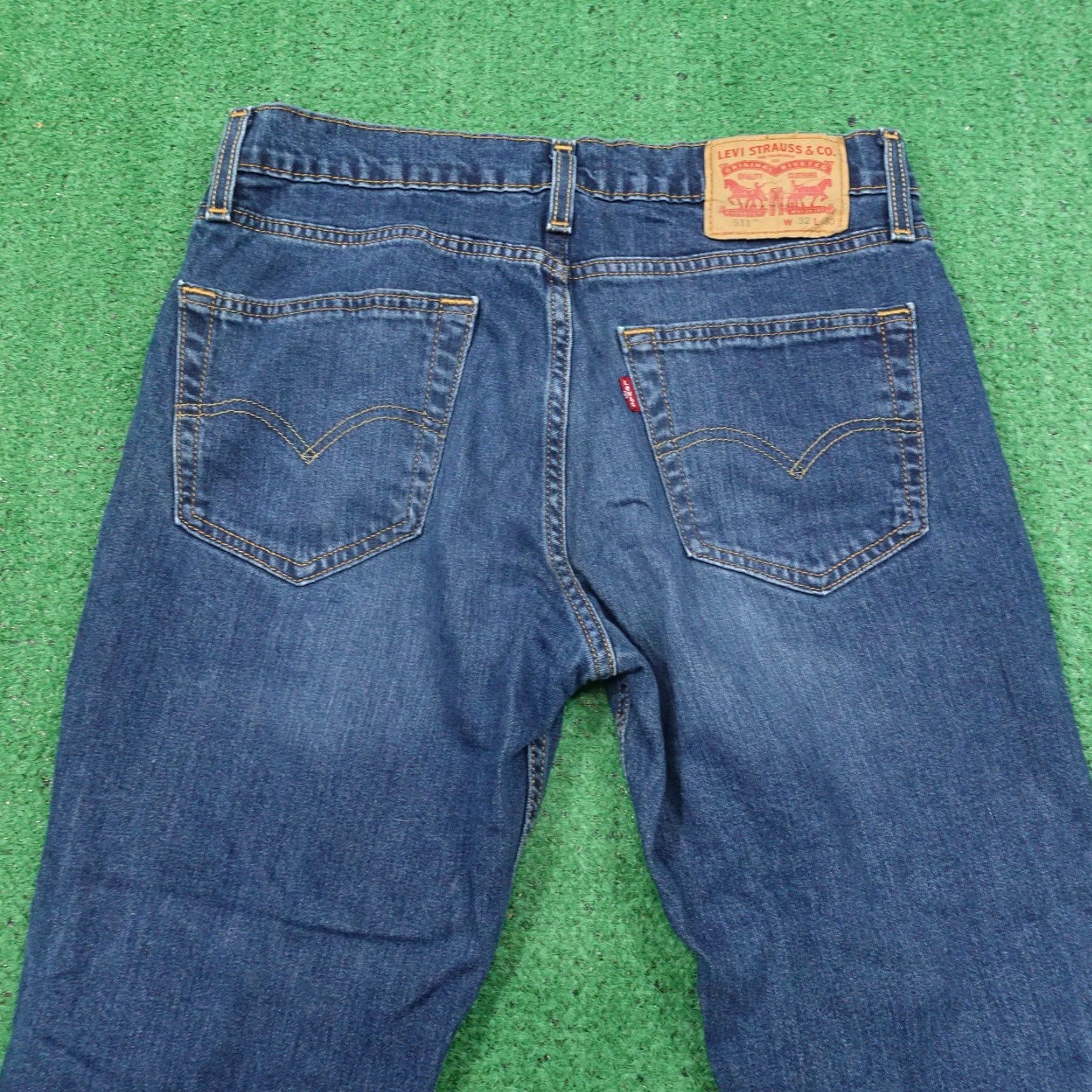 Levi's VINTAGE Levi's Slim Fit 511 Jeans Men’s Size 32x30 Blue Cotton Denim Size US 32 / EU 48 - 5 Thumbnail