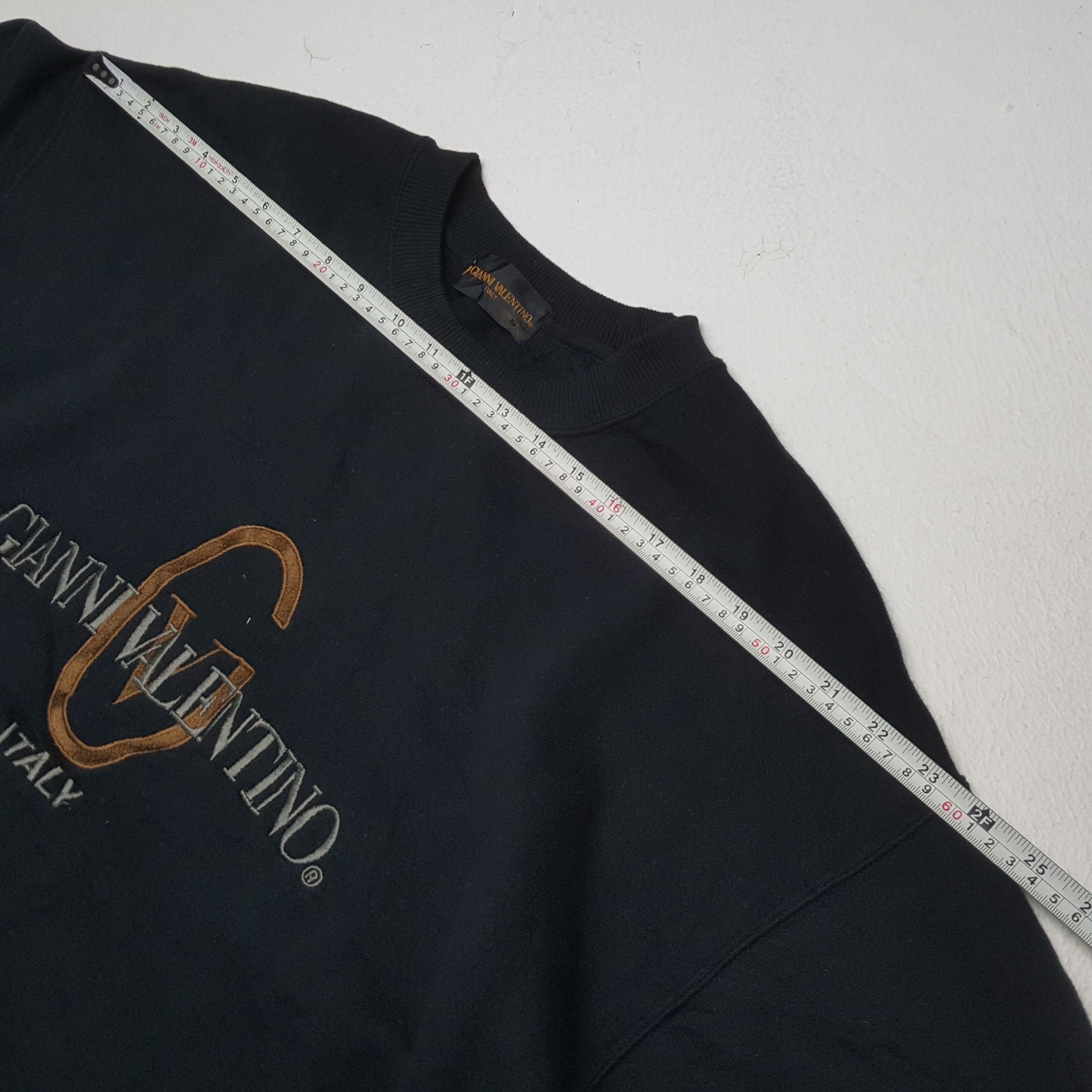 Gianni Valentino × Valentino × Vintage Vintage GIANNI VALENTINO Italian Brand Design Sweatshirts Size US XL / EU 56 / 4 - 4 Thumbnail