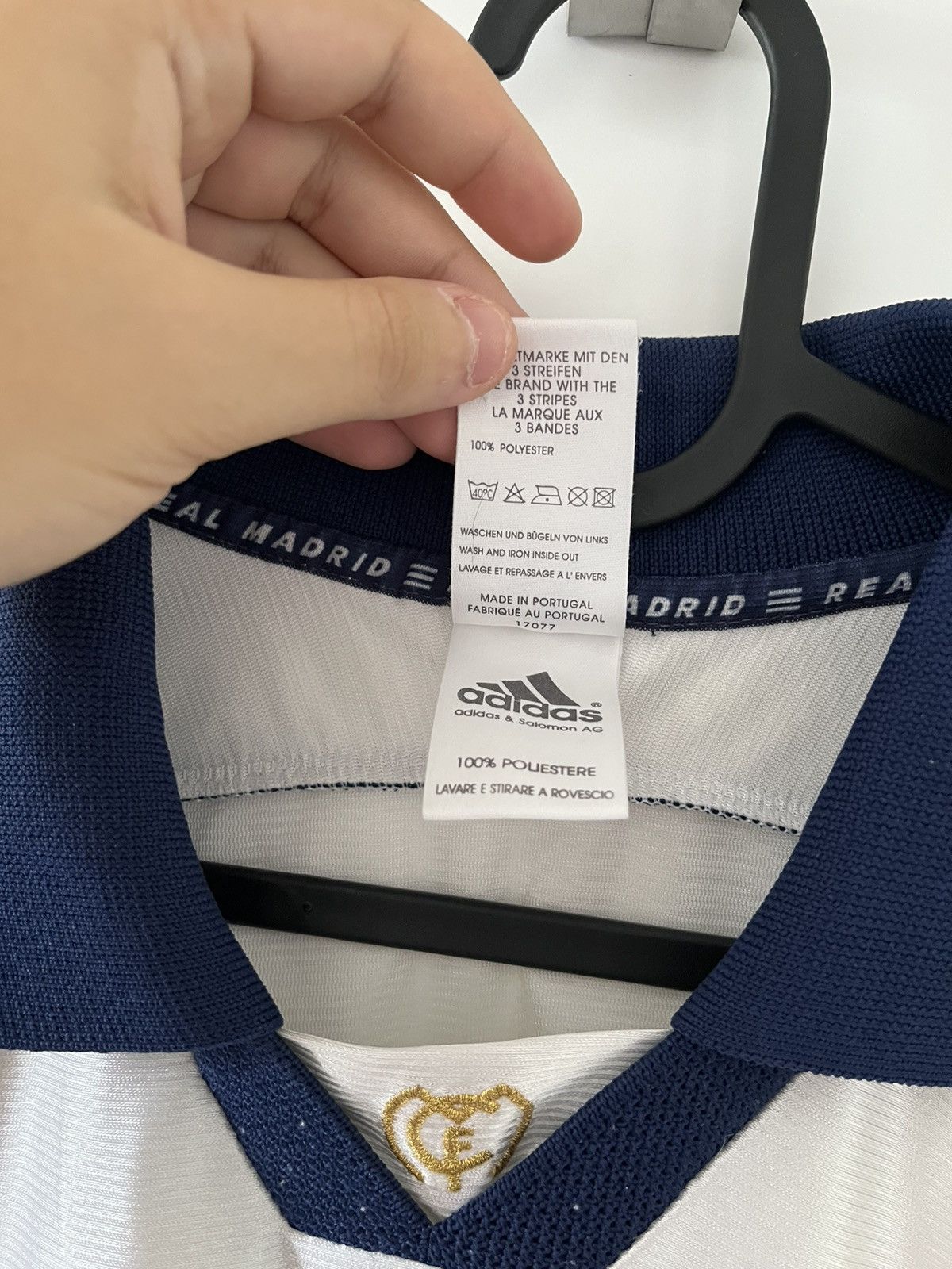 Real Madrid adidas 1998-2000 domowa Vintage — zdjęcie 4