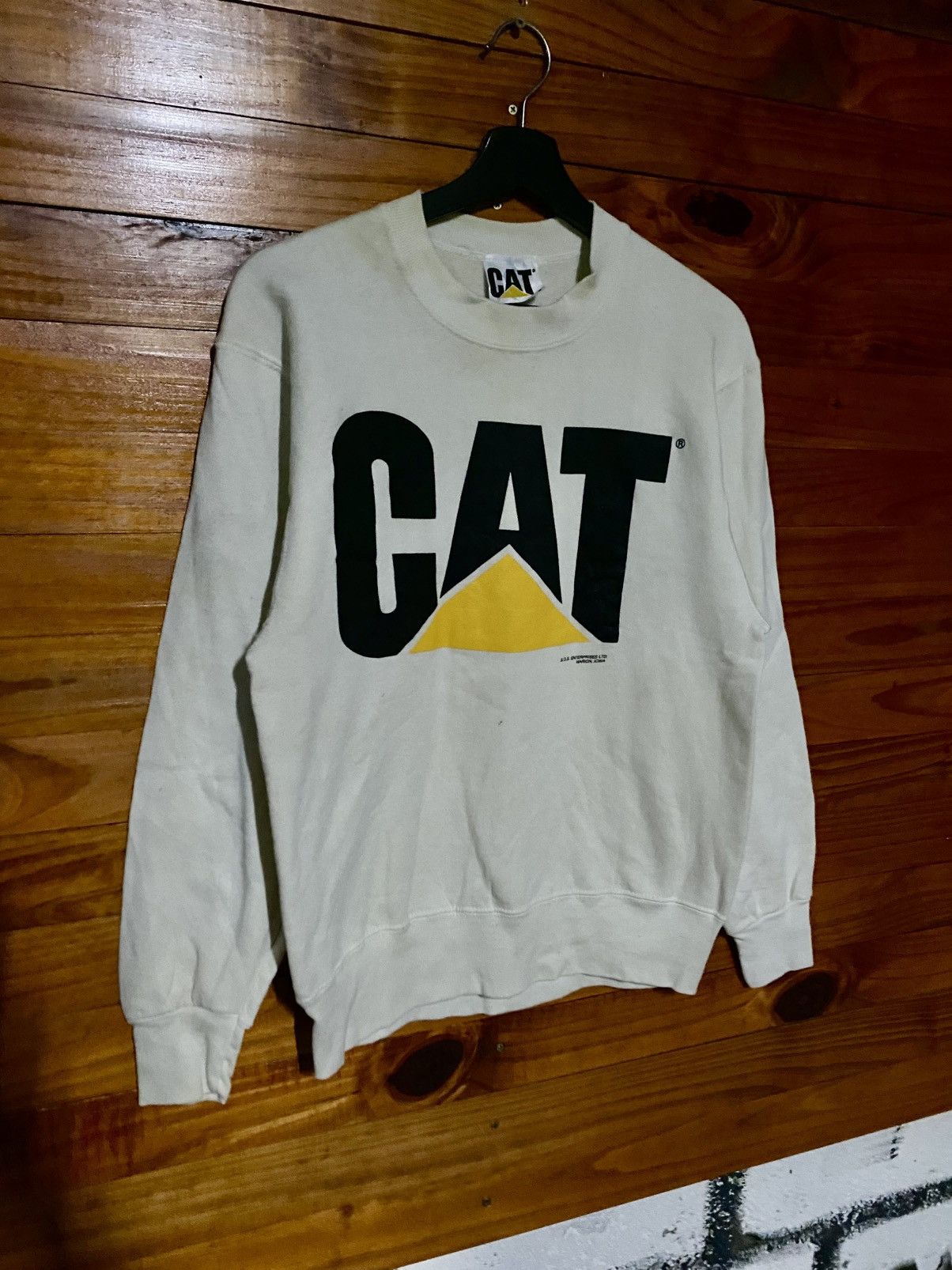 Caterpillar Vintage 1990s CAT Caterpillar Crewneck Sweatshirt Made In Us Size US S / EU 44-46 / 1 - 5 Thumbnail