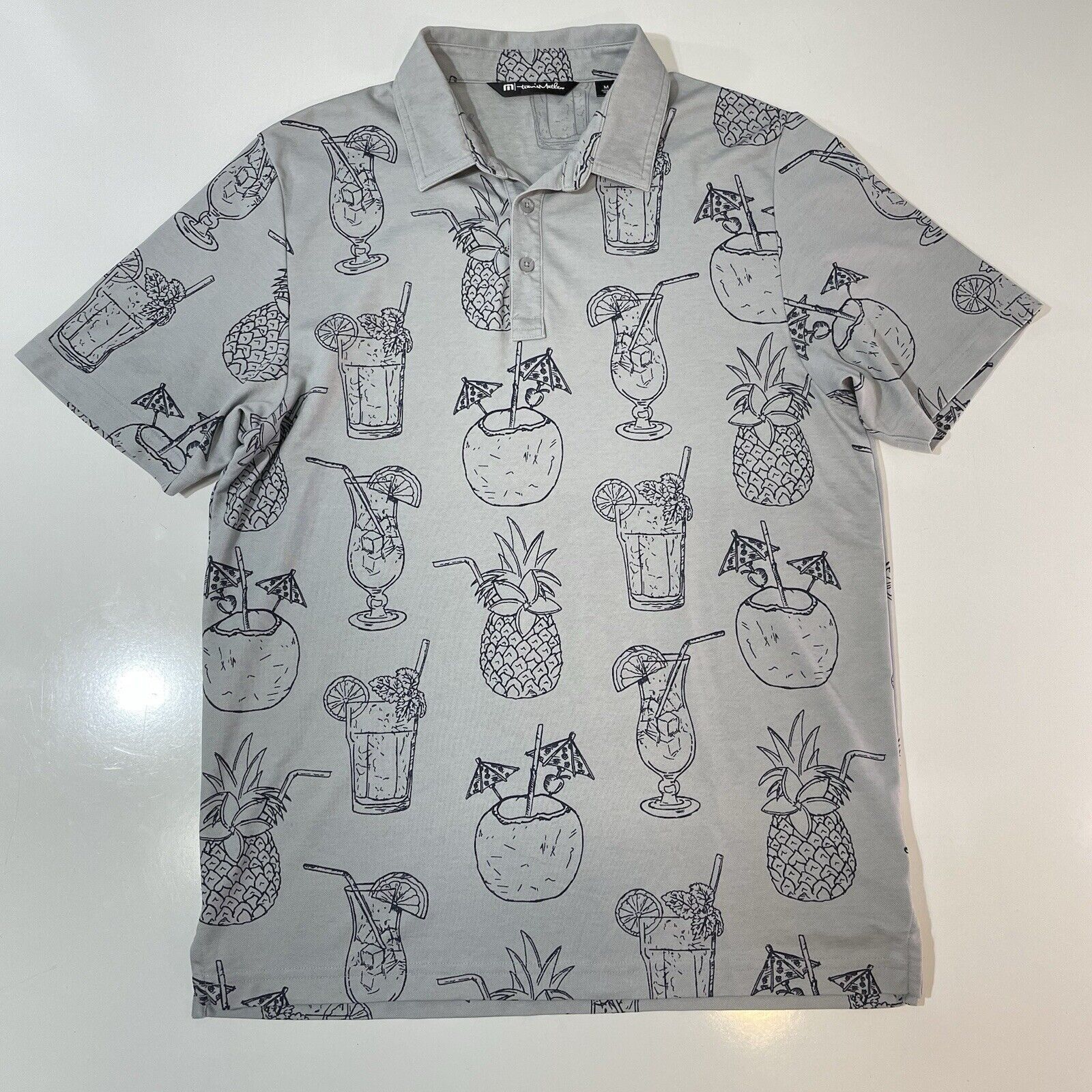 TravisMathew Travis Mathew Men’s Polo Shirt Cocktail Golf Pima Cotton M Size US M / EU 48-50 / 2 - 1 Thumbnail