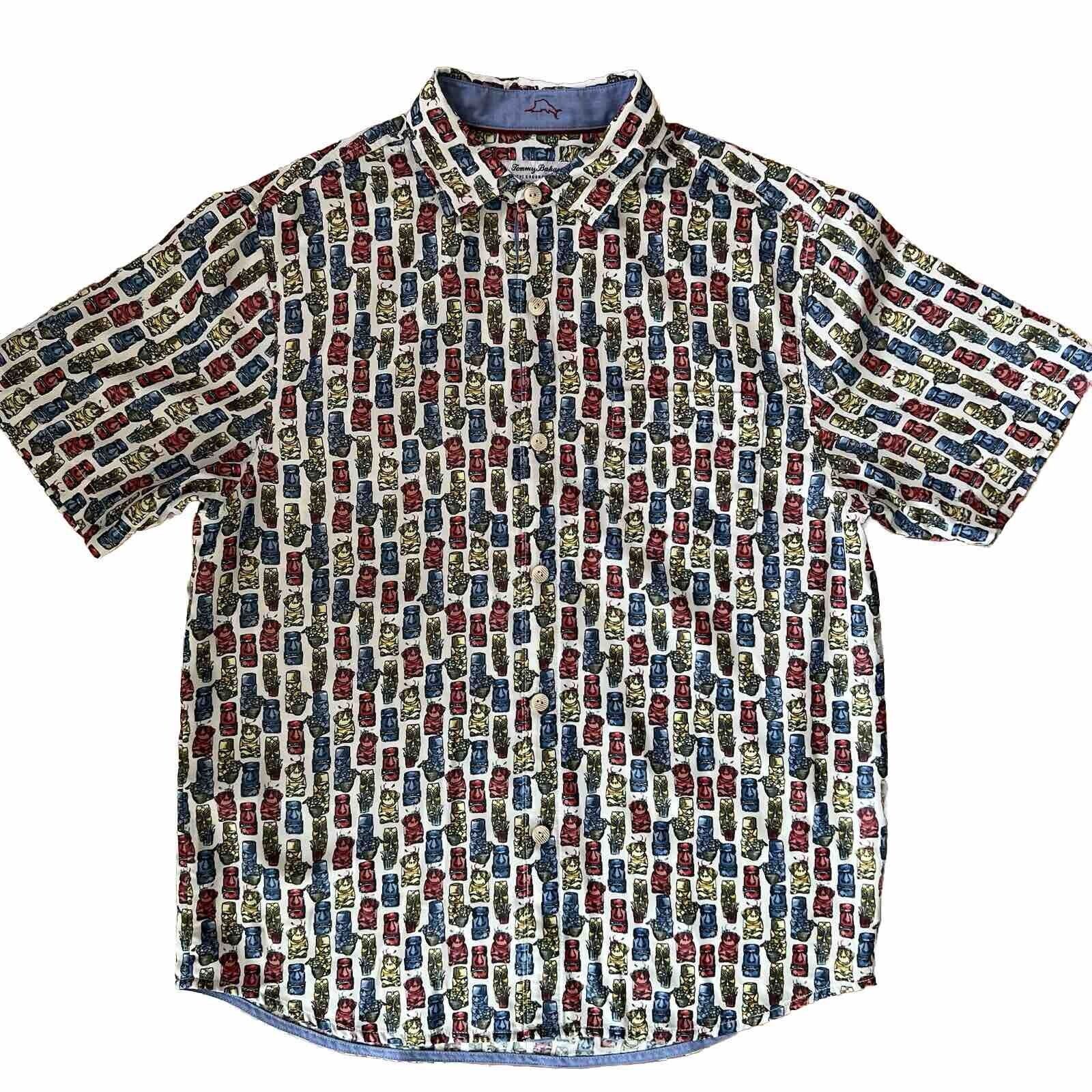 Tommy Bahama Tommy Bahama Coconut Point Shirt M Multicolor Tiki Hawaiian Size US M / EU 48-50 / 2 - 1 Thumbnail