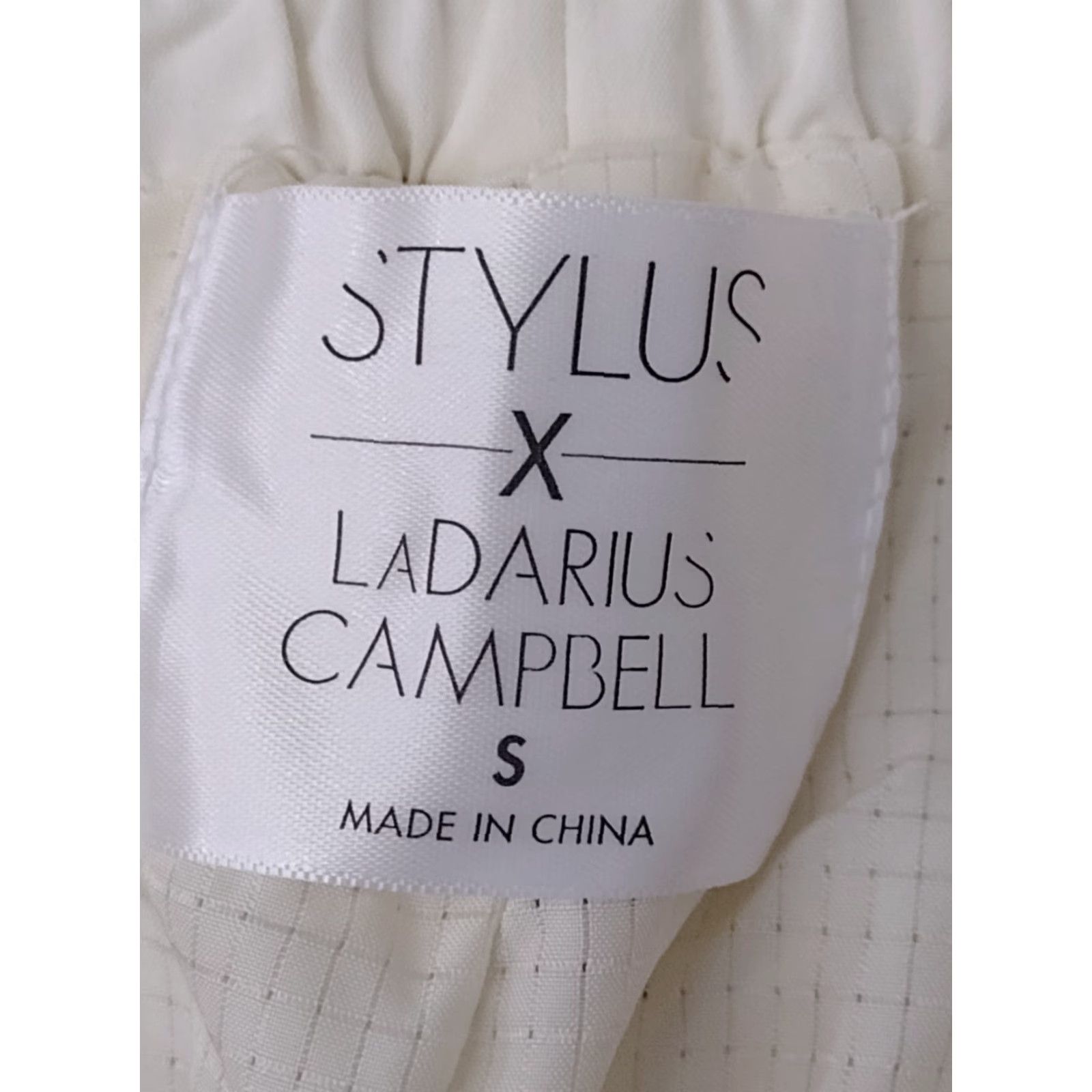 Vintage Stylus Ladarius Campbell Cargo Pants Men Size S/M Ivory Adjustable Stretch Size US 29 - 5 Thumbnail