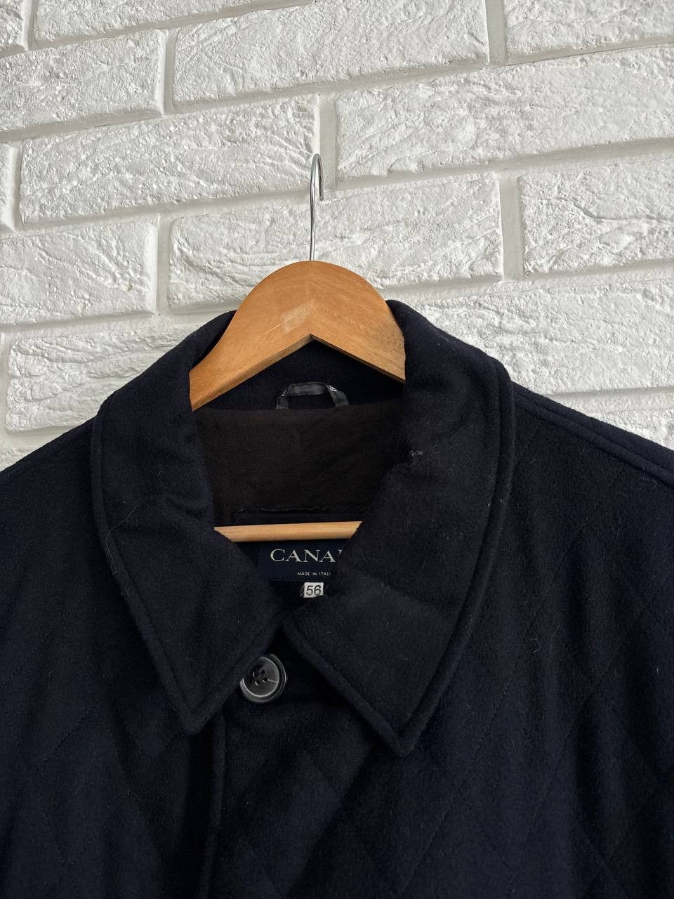 Canali Canali Wool Mens Coat Dark Blue Made In Italy size 56 Size US XL / EU 56 / 4 - 8 Thumbnail