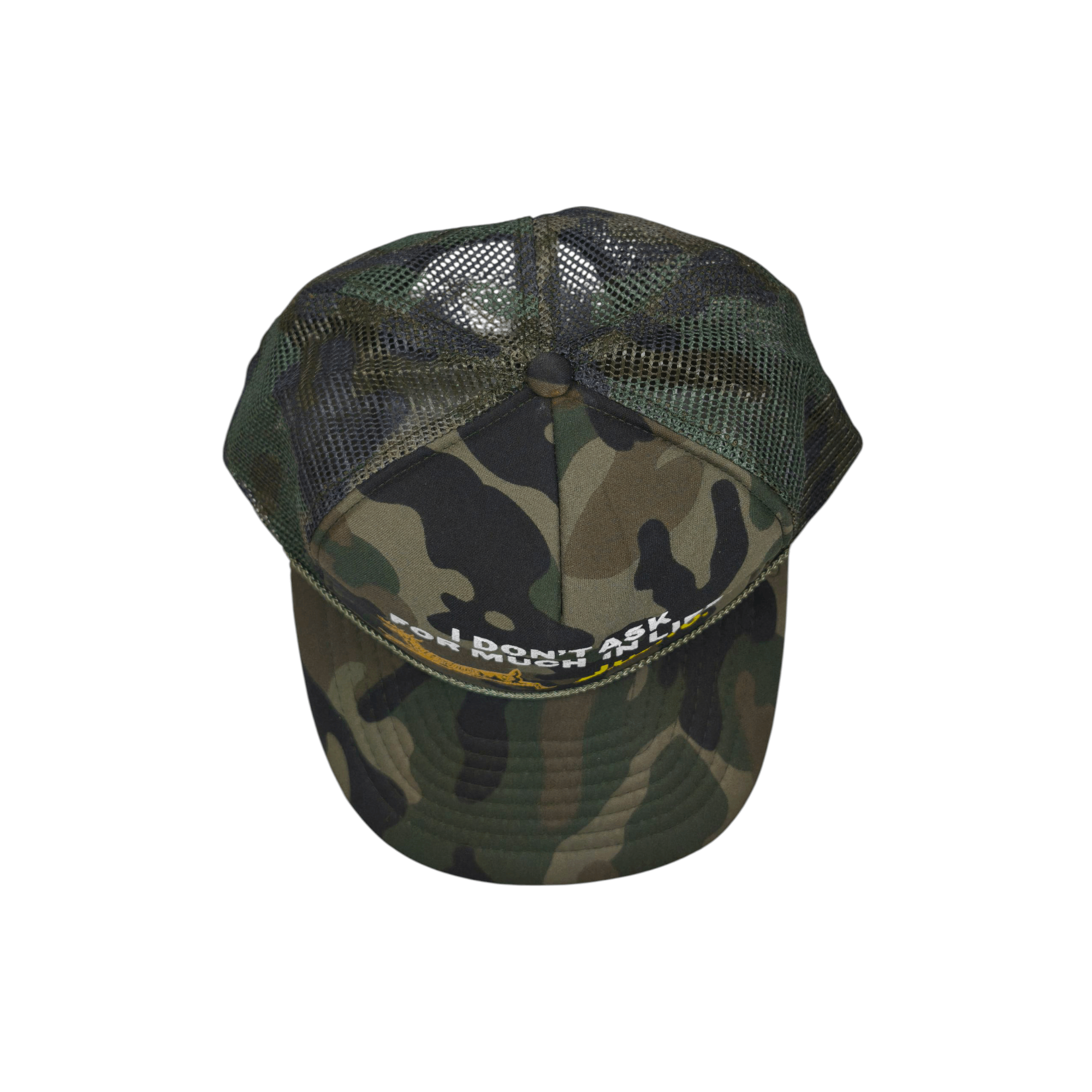 Vintage Vintage 80s Camo Trucker Hat Deer Hunting Mesh Snapback Size ONE SIZE - 5 Thumbnail