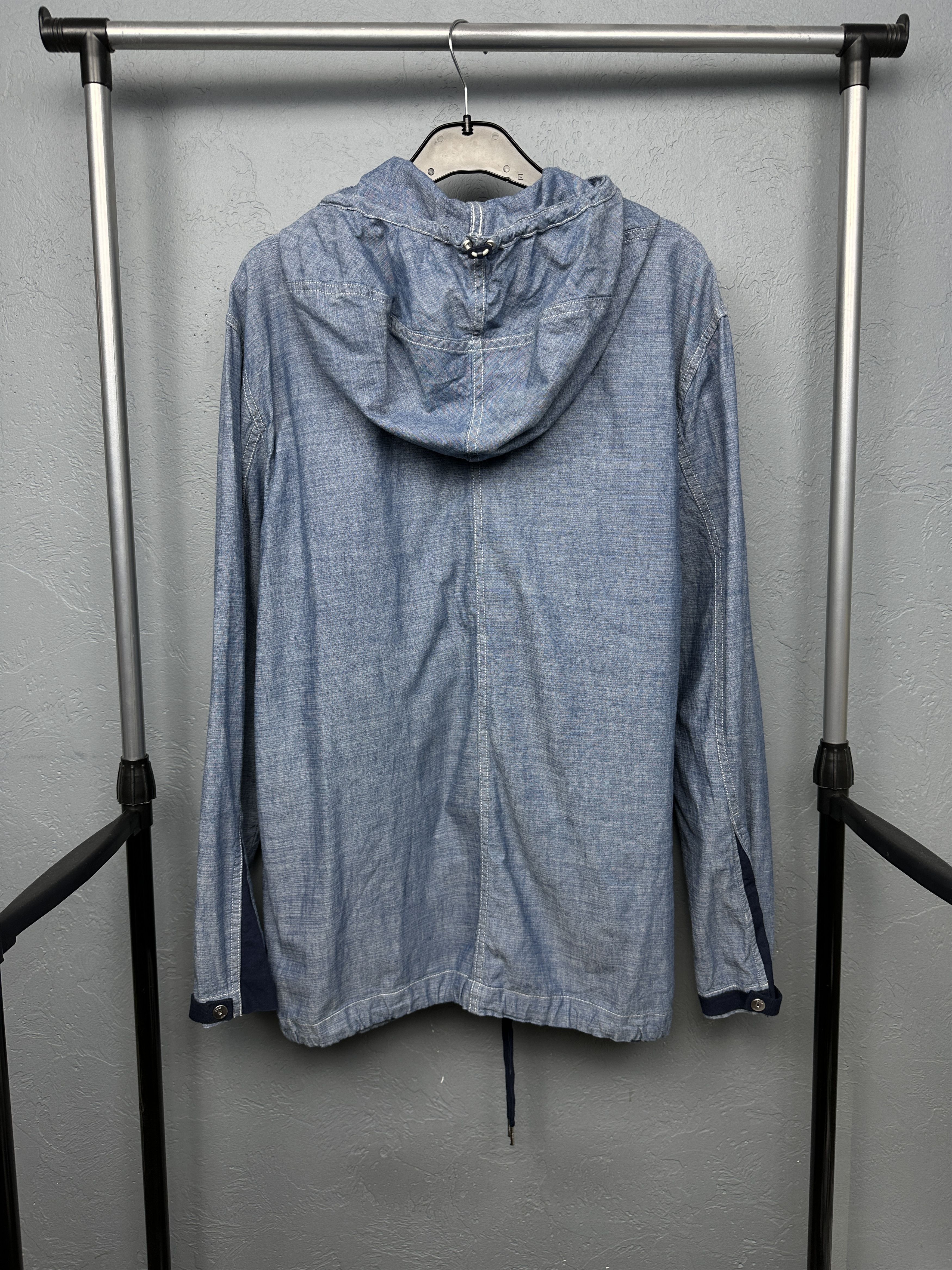 G-Star NEW! G Star Raw Mens Chambray Hooded Jacket Size US XL / EU 56 / 4 - 9 Thumbnail