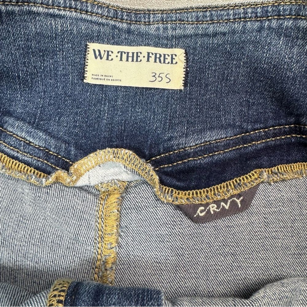 Free People NWT New Free People Curvy Wild Honey Flare Jean Size 35 Sho Size 35" - 6 Thumbnail