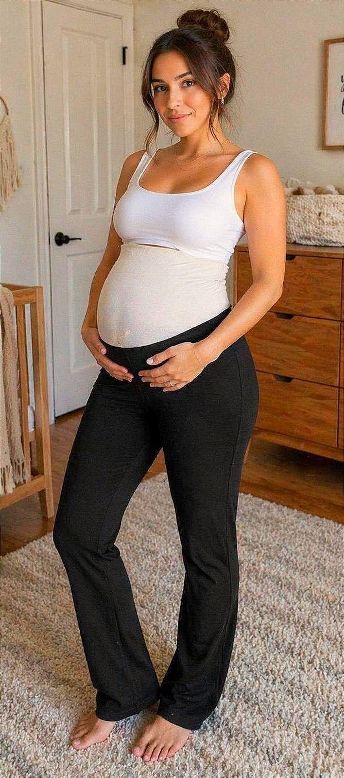 Other Ann Taylor LOFT Black Maternity Pants S Comfortable Stretchy Size 28" / US 6 / IT 42 - 1 Thumbnail