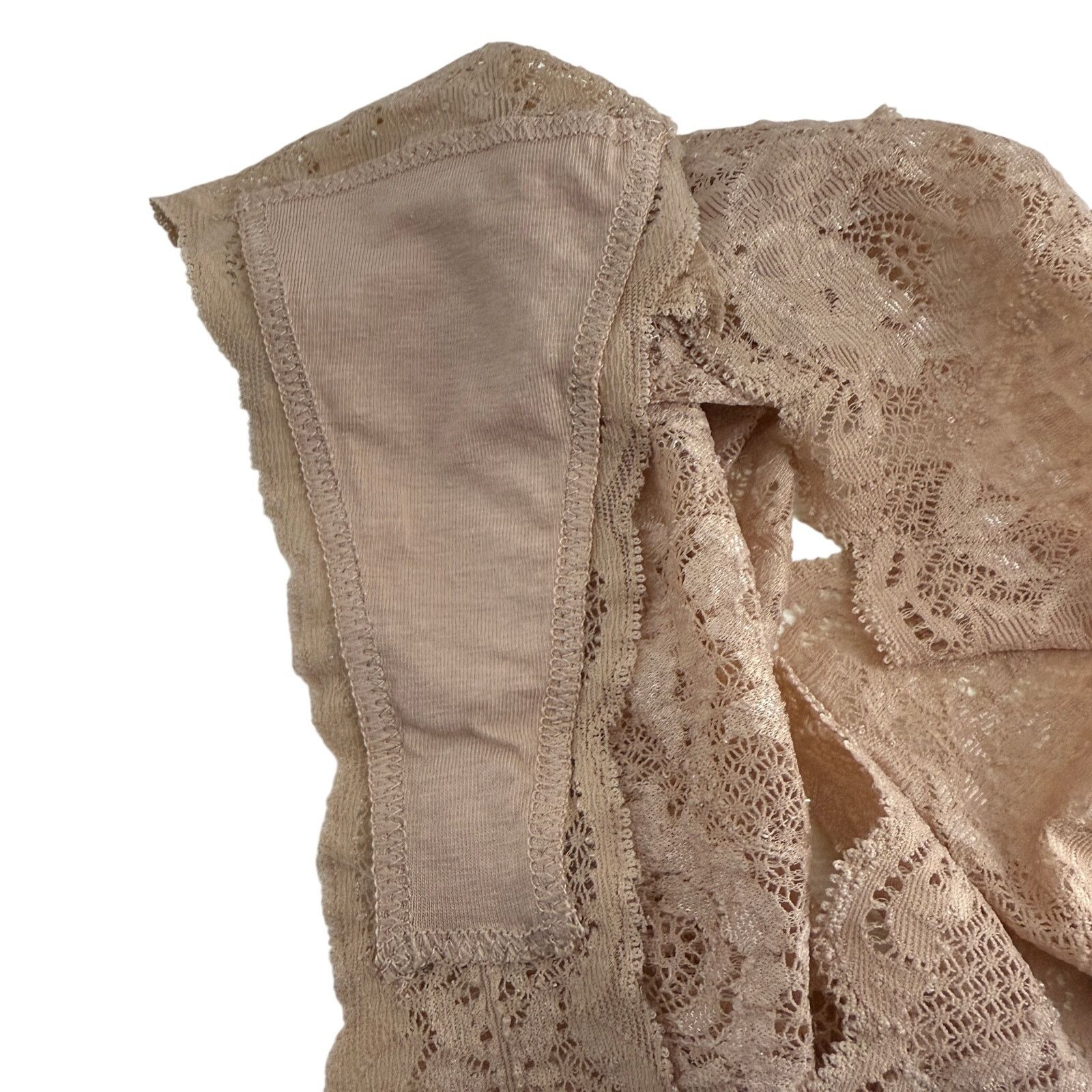Cosabella Cosabella Never Say Never Comfie Thong Beige L52118 L/XL Size ONE SIZE - 3 Thumbnail