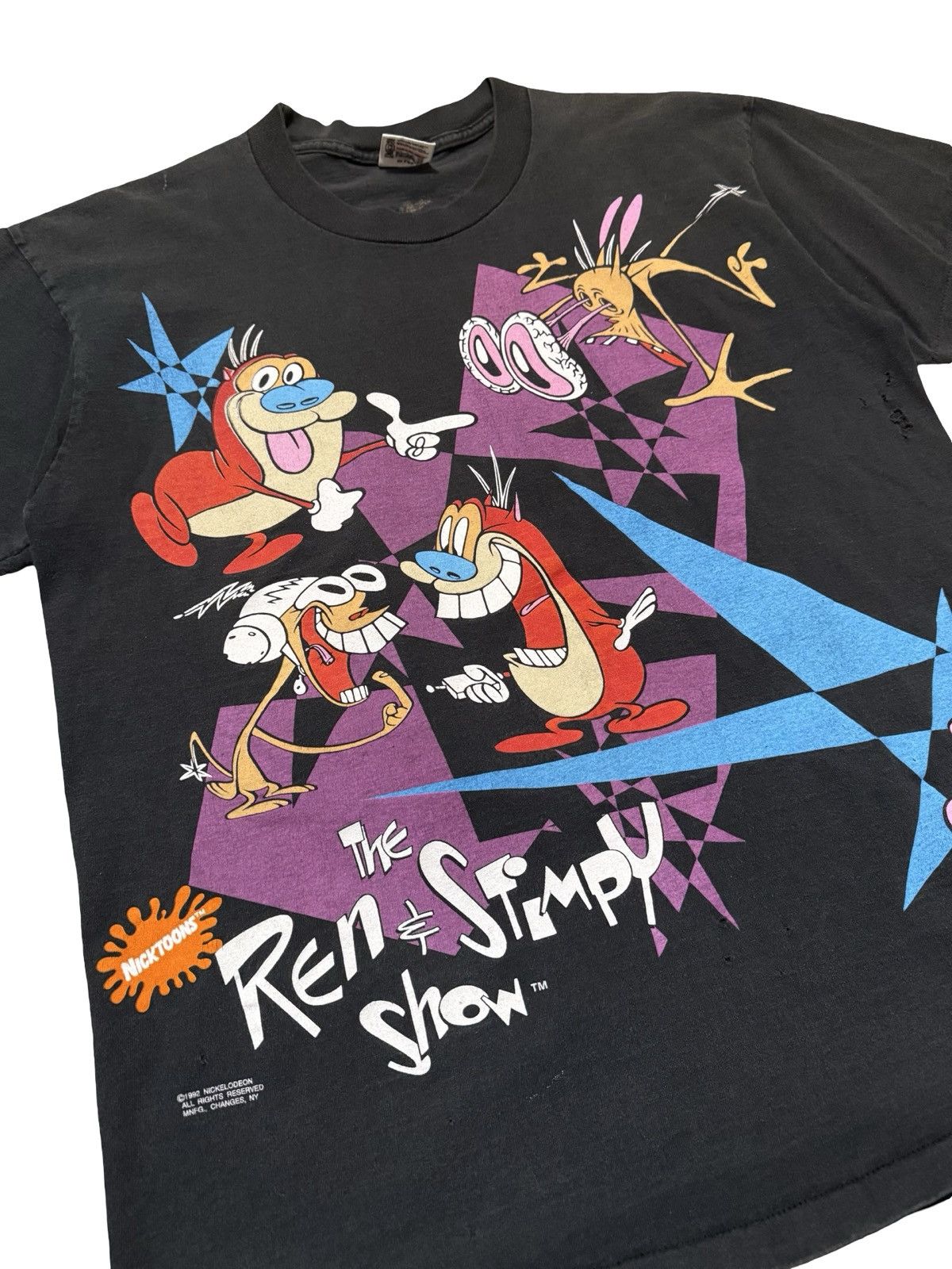 Vintage Vintage 1992 Ren and Stimpy Nickelodeon Size US L / EU 52-54 / 3 - 4 Thumbnail