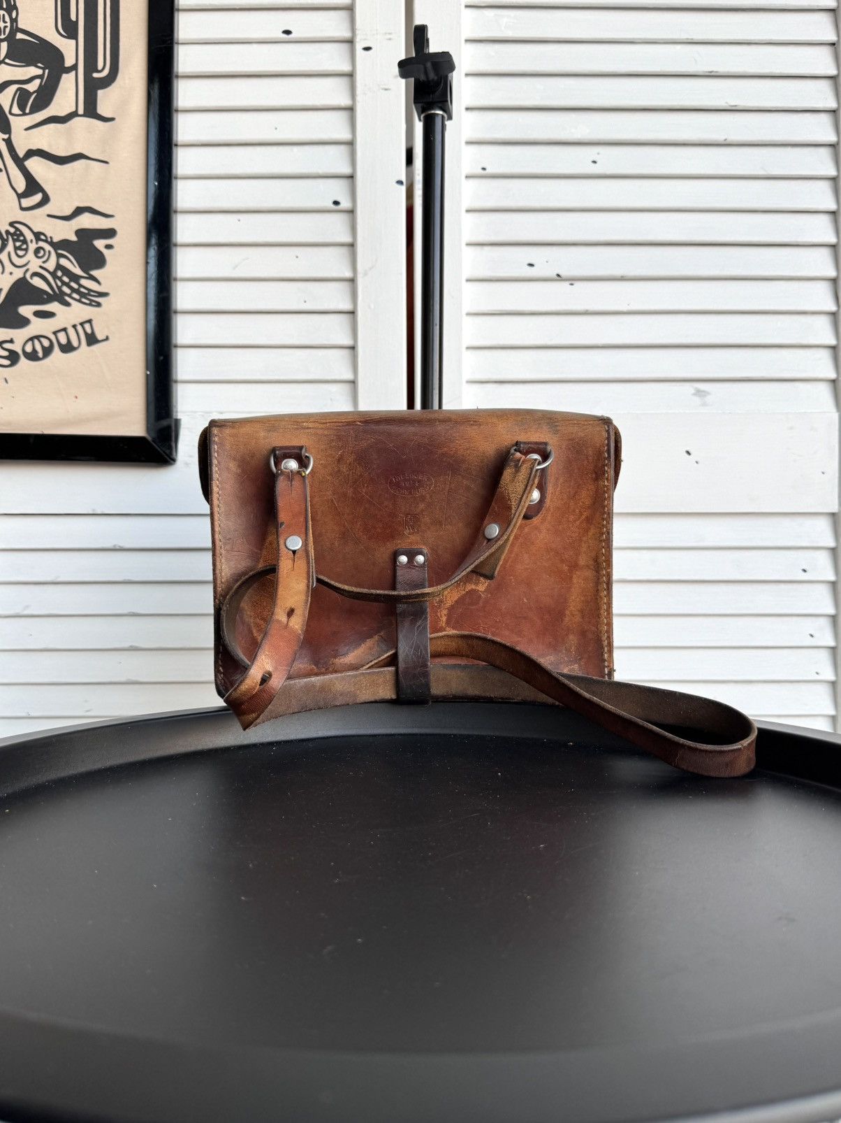 Vintage Vintage Swiss Army Leather Satchel Handcrafted Bag 1976 Size ONE SIZE - 5 Thumbnail