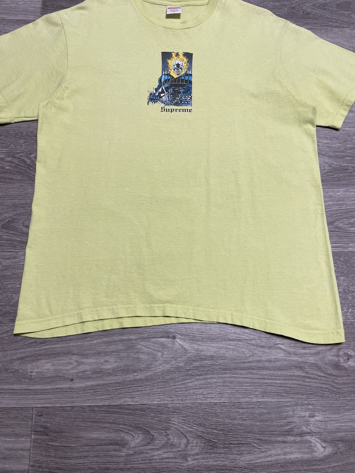 Supreme Supreme x Marvel Ghost Rider Neon T-Shirt Size US M / EU 48-50 / 2 - 3 Thumbnail