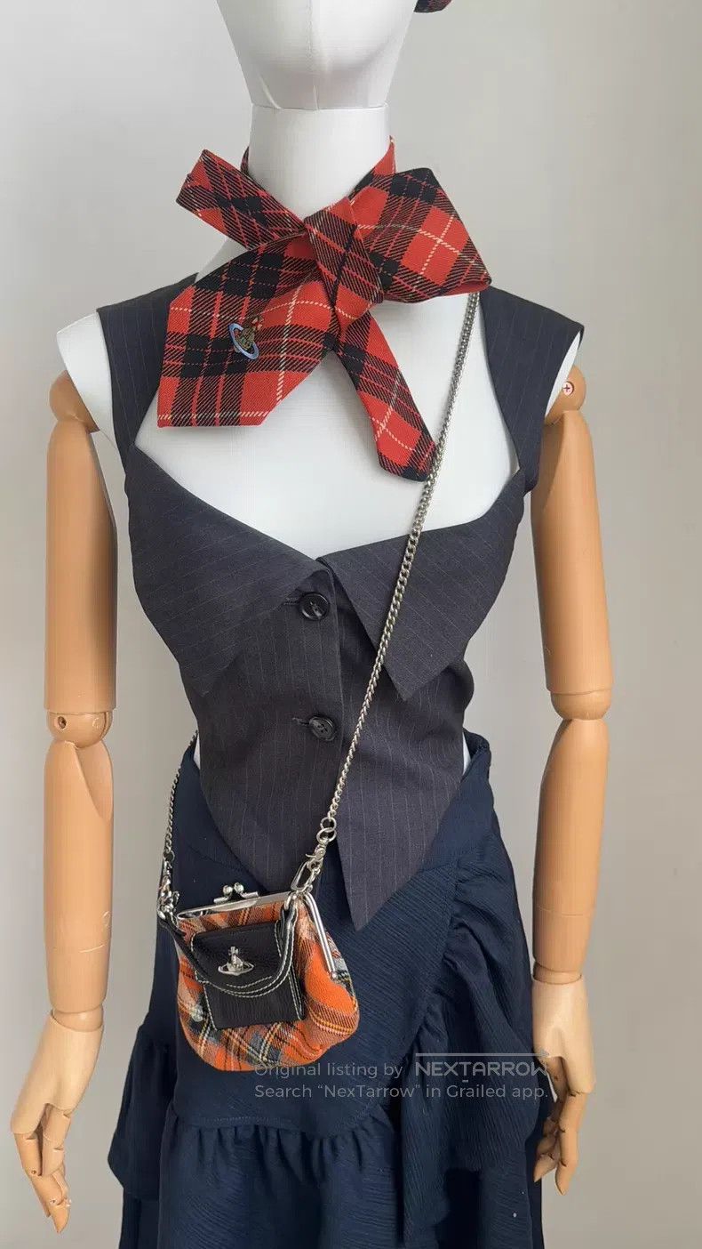 Vivienne Westwood Vivienne Westwood Rare 90s Orange Tie Size ONE SIZE - 7 Thumbnail