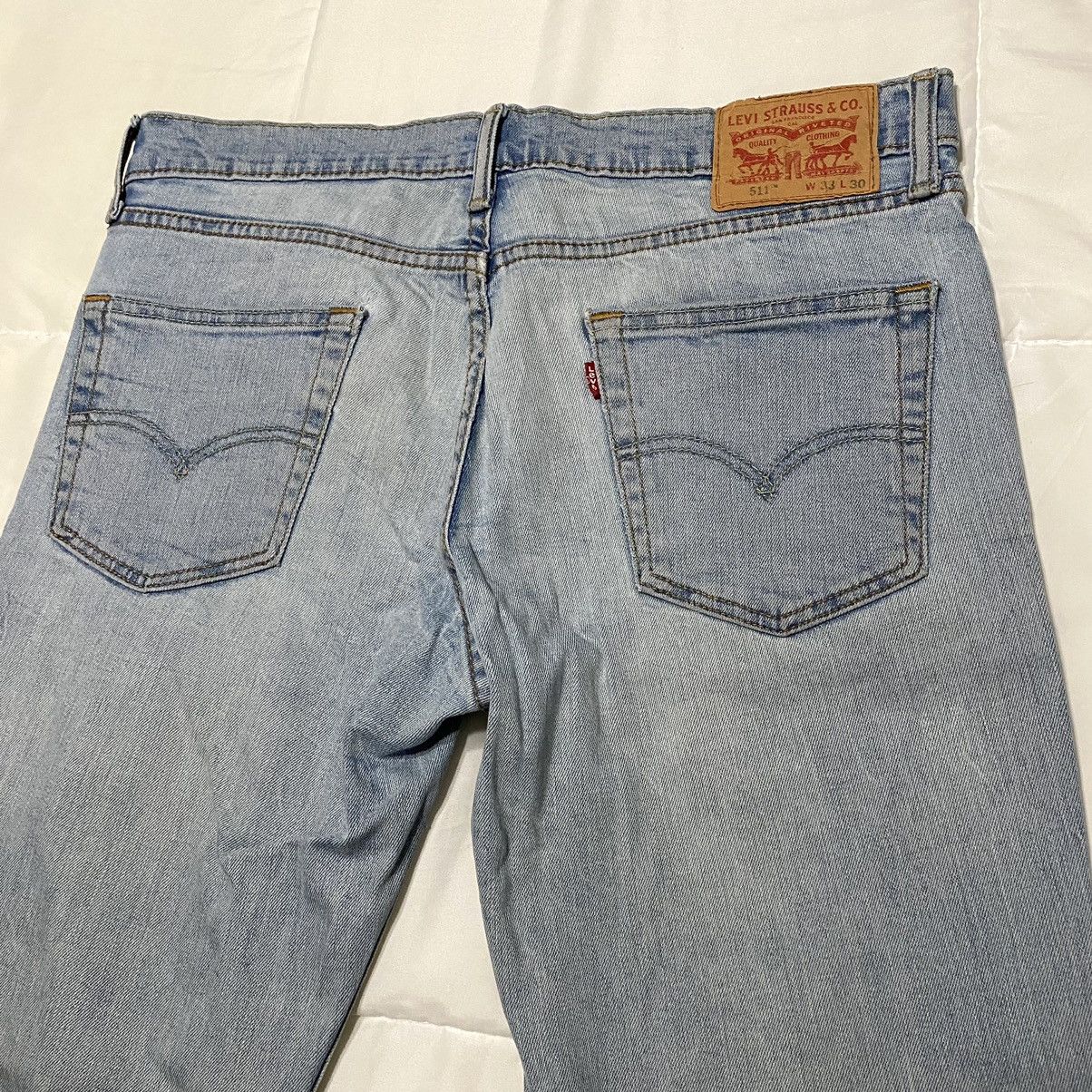 Levi's Light Wash Levi’s 511 Denim Jeans Size US 33 - 10 Thumbnail