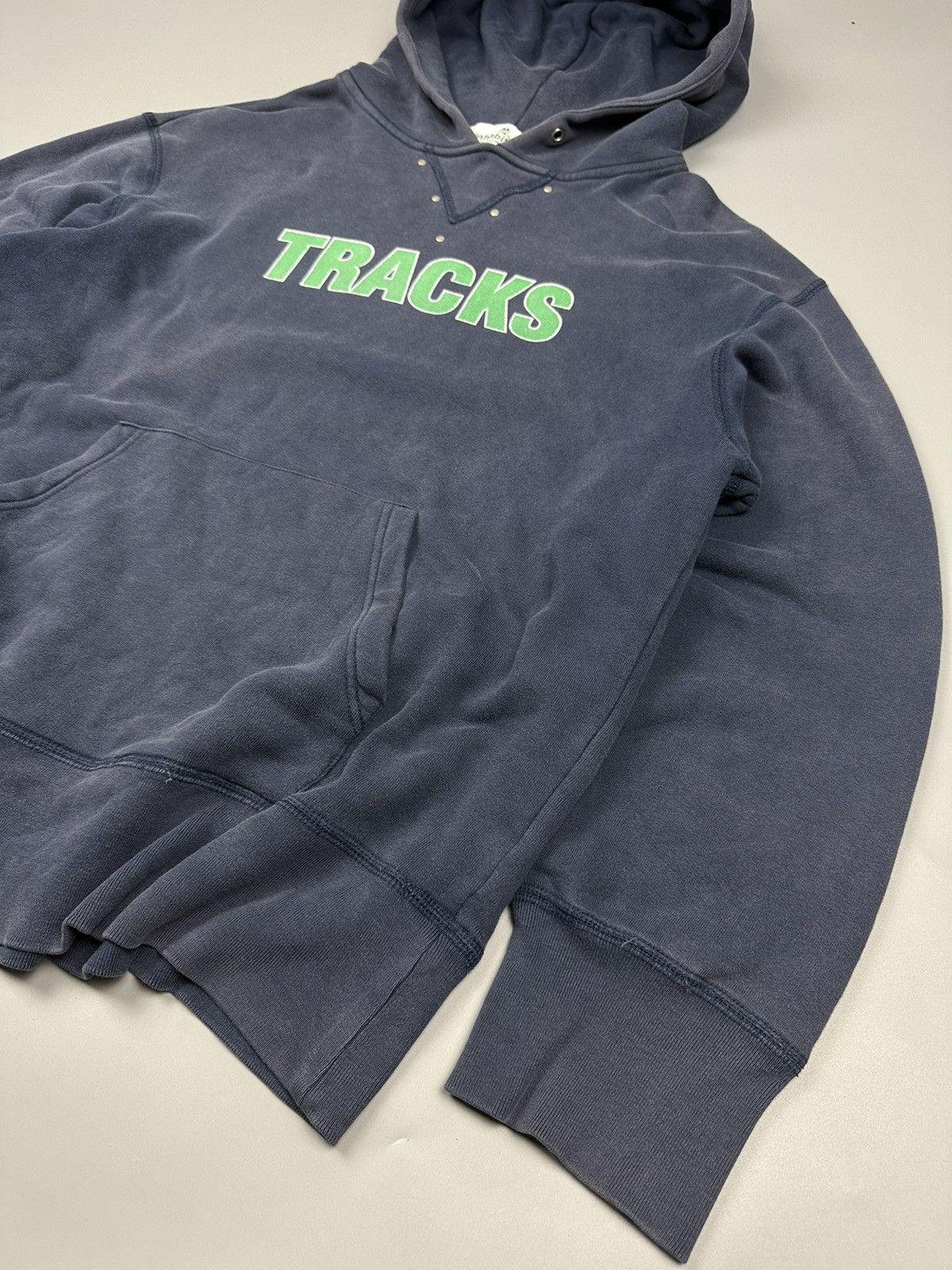 INHABIT × Japanese Brand Vintage Inhabitant 45 Track V Neck Hoodie Size US L / EU 52-54 / 3 - 3 Thumbnail