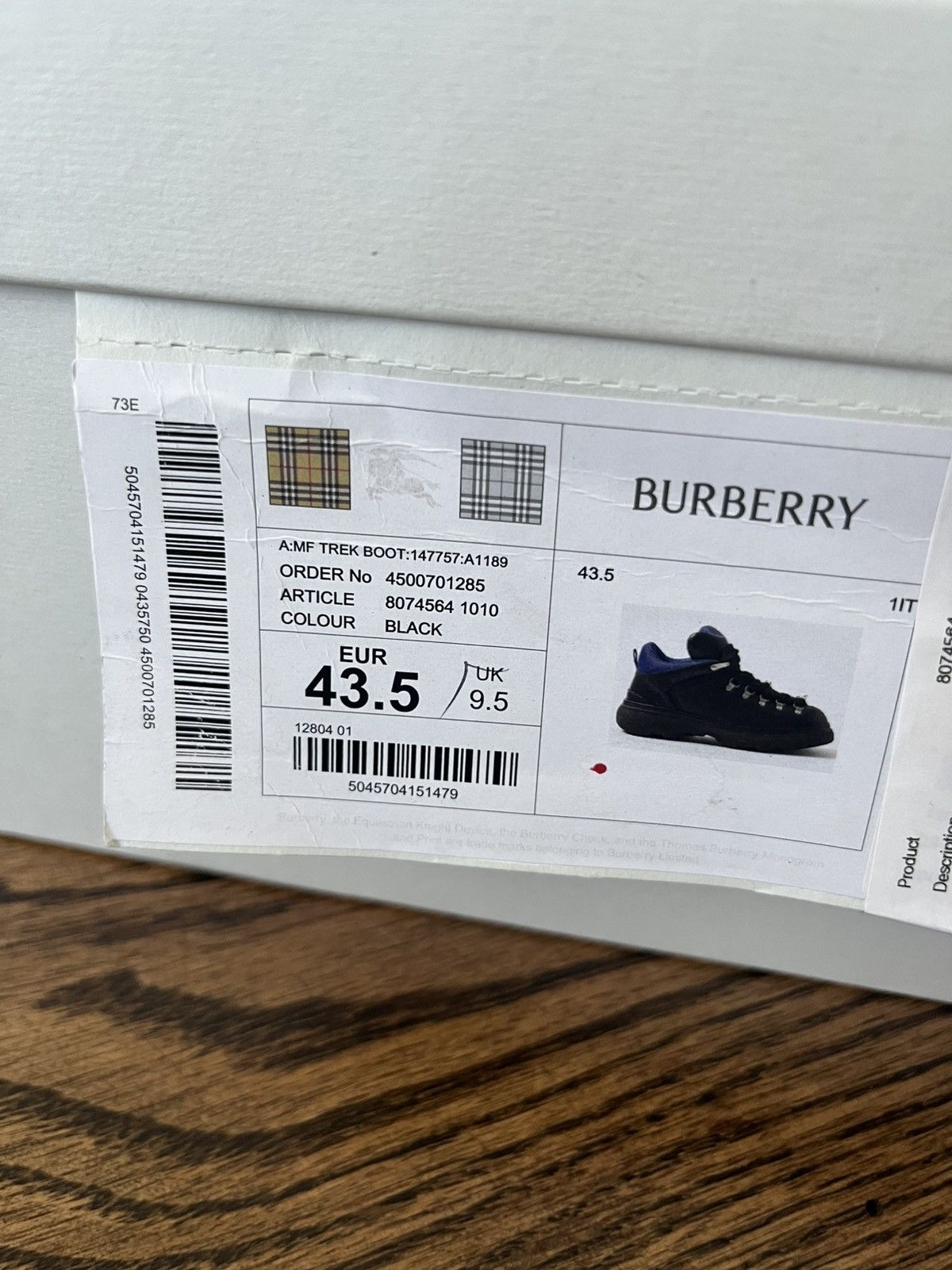 Burberry Burberry Leather Trek Boots Size US 10.5 / EU 43-44 - 22 Thumbnail