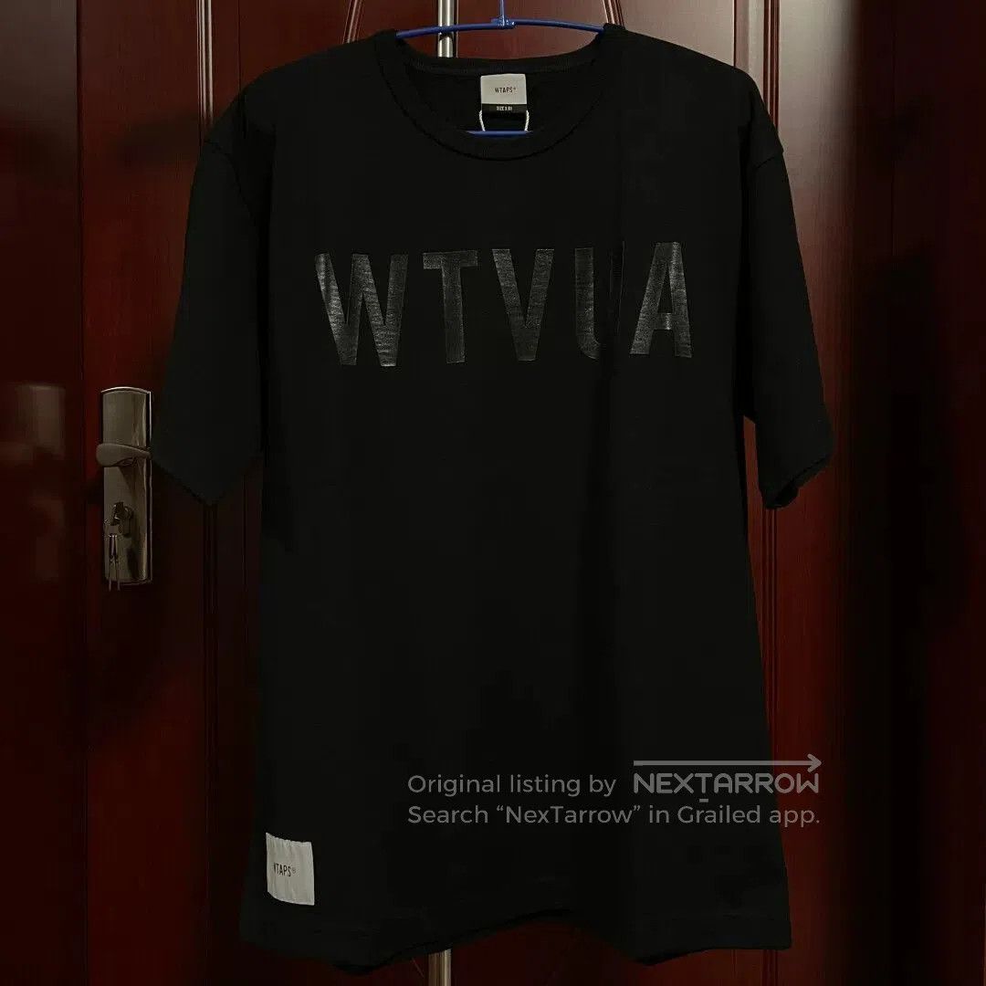 Wtaps 18SS Reflective Logo Short Sleeve Tee.