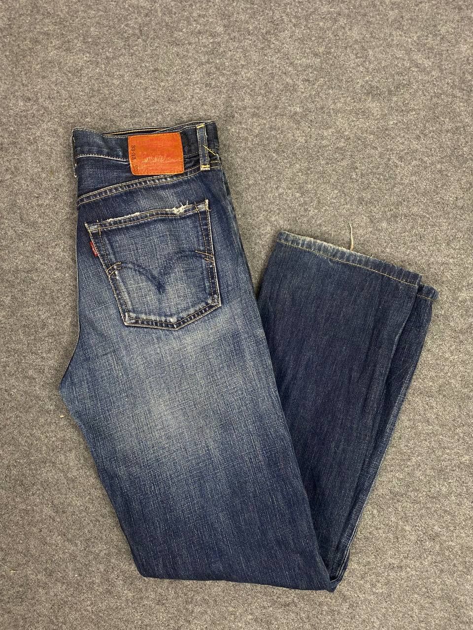 Levi's vintage levis 502 distressed denim nice design Size US 34 / EU 50 - 2 Thumbnail