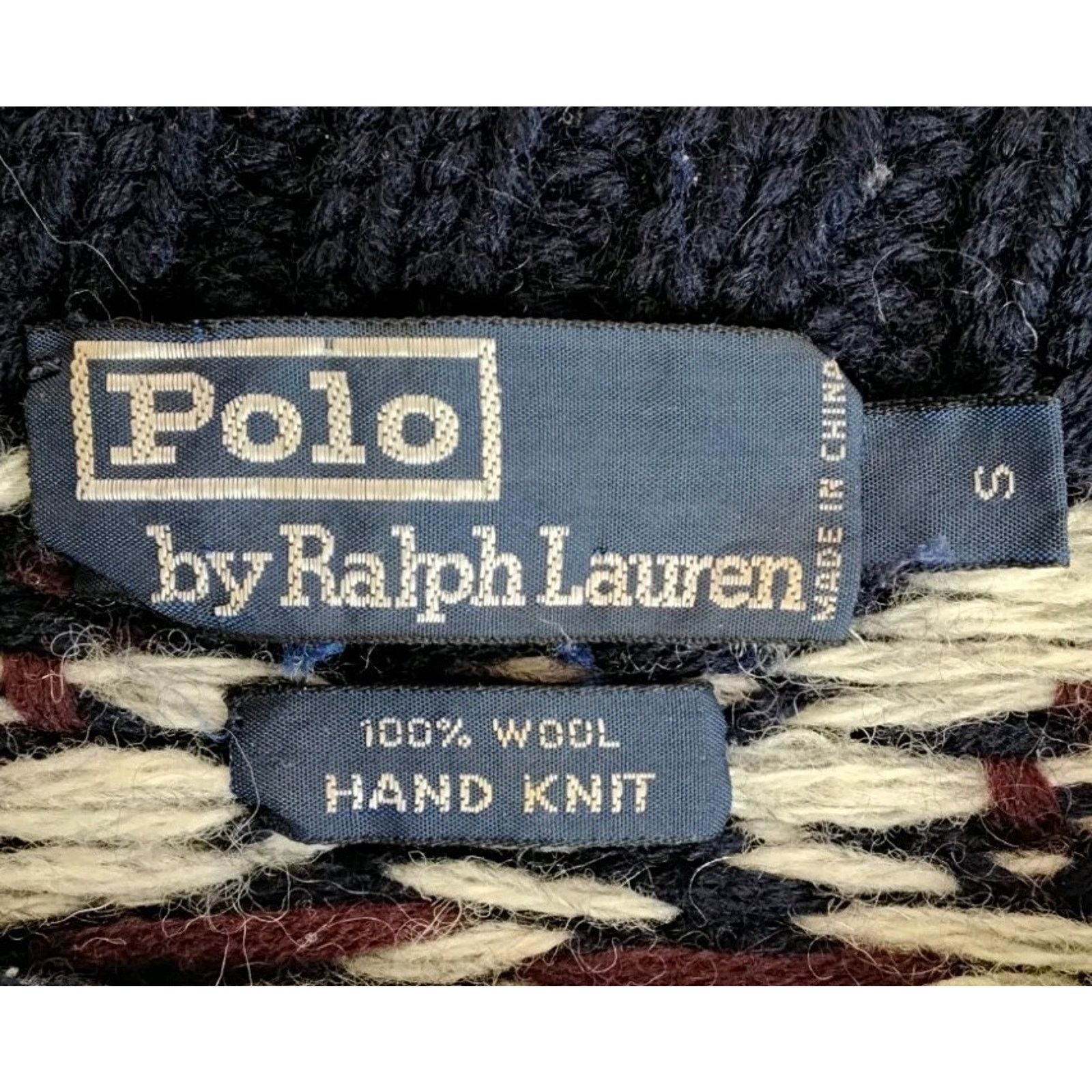 Lauren Ralph Lauren Ralph Lauren Handknit Sweater Women's S 90's Wool Blue Label Size S / US 4 / IT 40 - 12 Thumbnail
