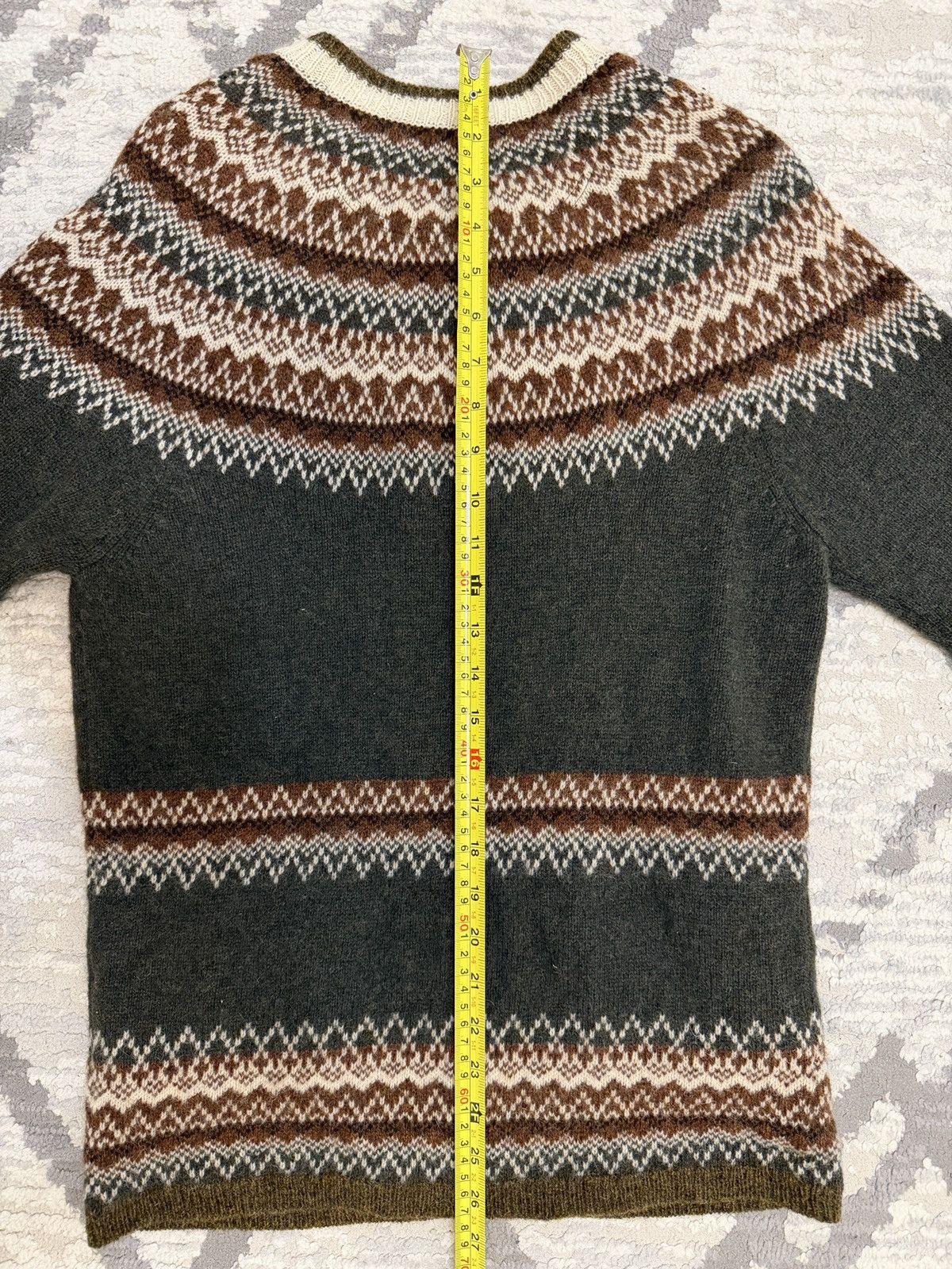 White Mountaineering White Mountaineering 100% wool Nordic knit cardigan 2013AW. Size US S / EU 44-46 / 1 - 6 Thumbnail