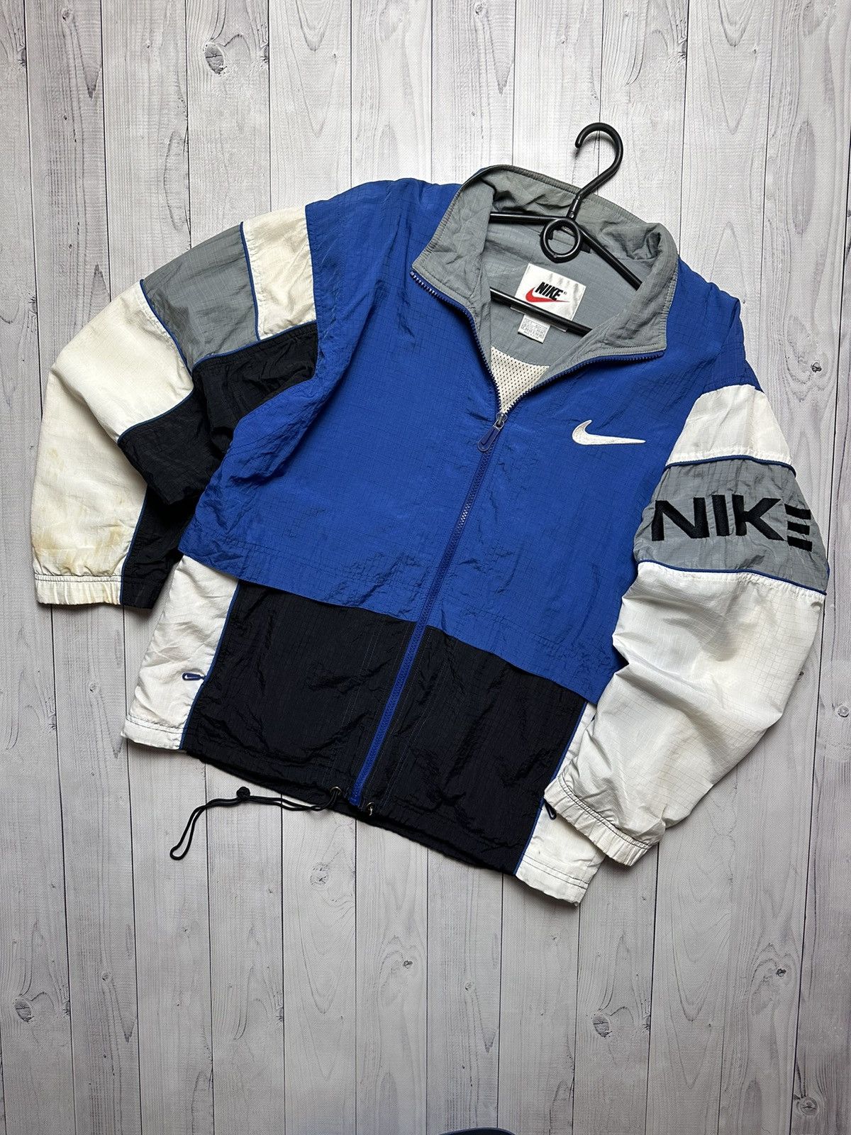 Nike × Vintage Vintage Nike swoosh big logo size S/M rare Size US S / EU 44-46 / 1 - 1 Thumbnail