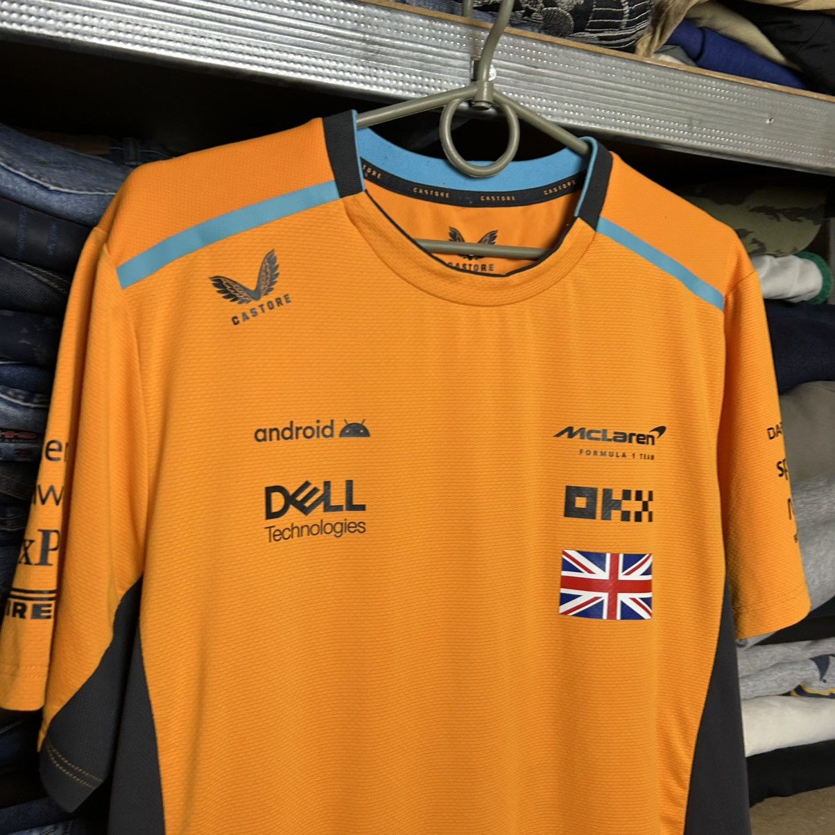 Castore Mens Castore McLaren Norris 4 Racing jersey tee Size US M / EU 48-50 / 2 - 2 Thumbnail