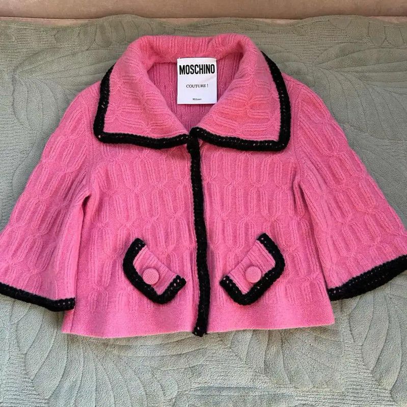 Moschino Pink Wool Blend Sweater 0089