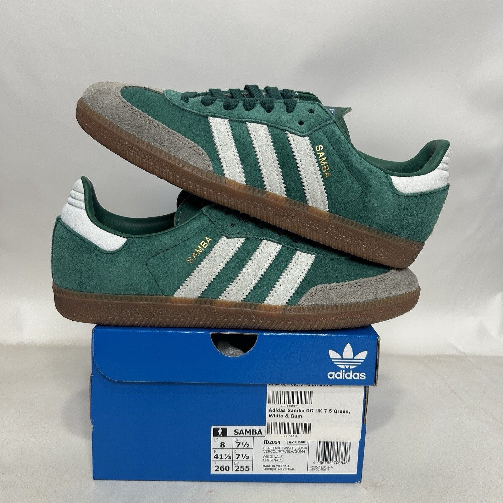 adidas gazelle silver green womens SAMBA OG 