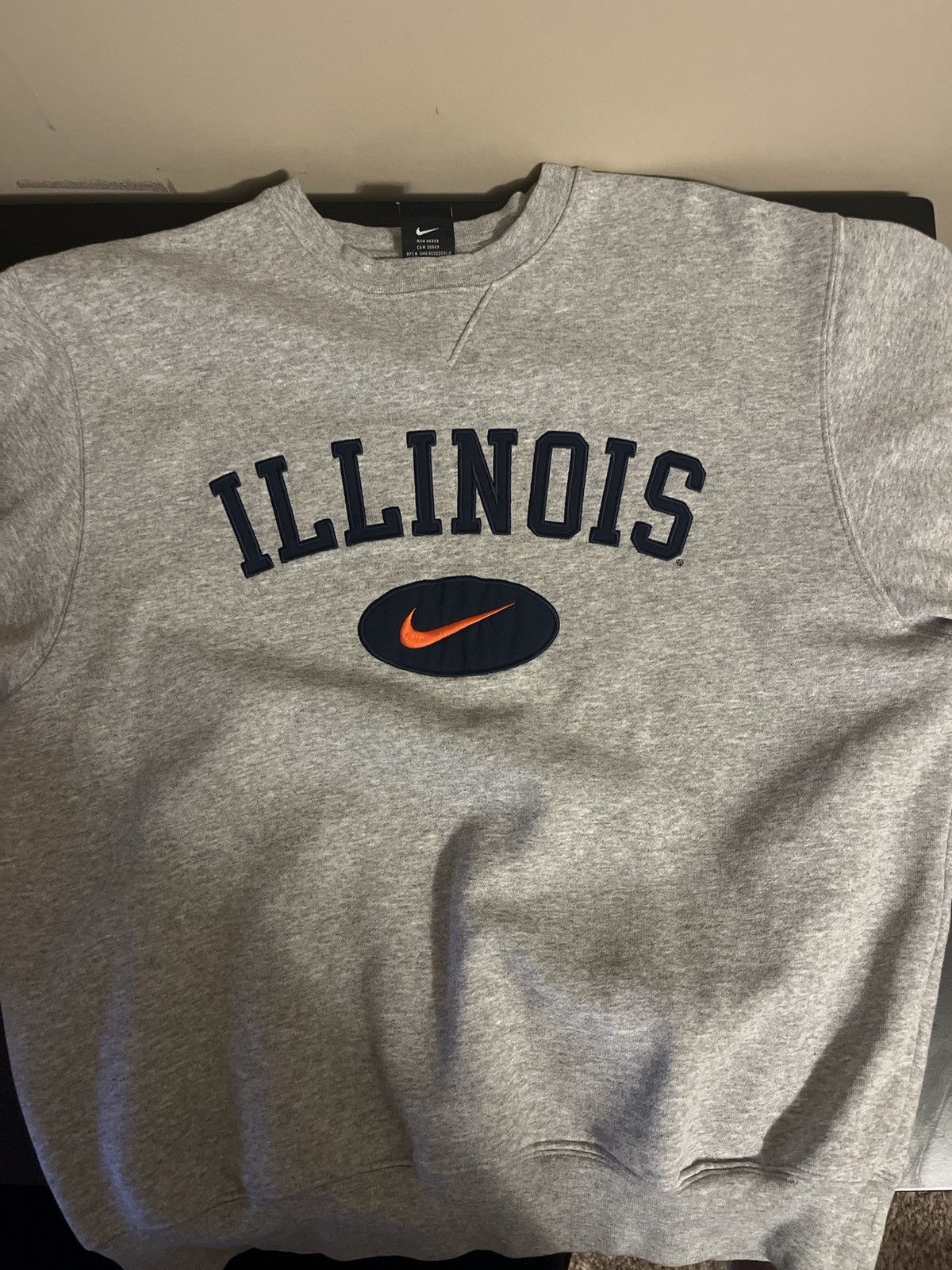 Vintage Nike Illinois Crew Neck Size US S / EU 44-46 / 1 - 1 Thumbnail