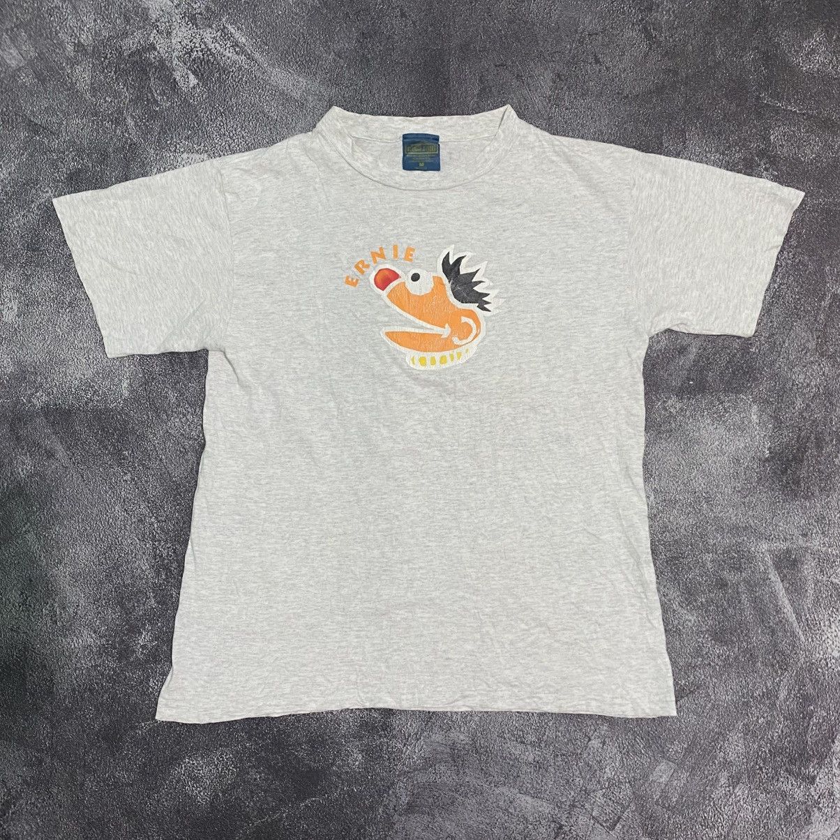 Vintage Vintage Semame Street Ernie Cartoon 90s Tee Size US M / EU 48-50 / 2 - 1 Thumbnail