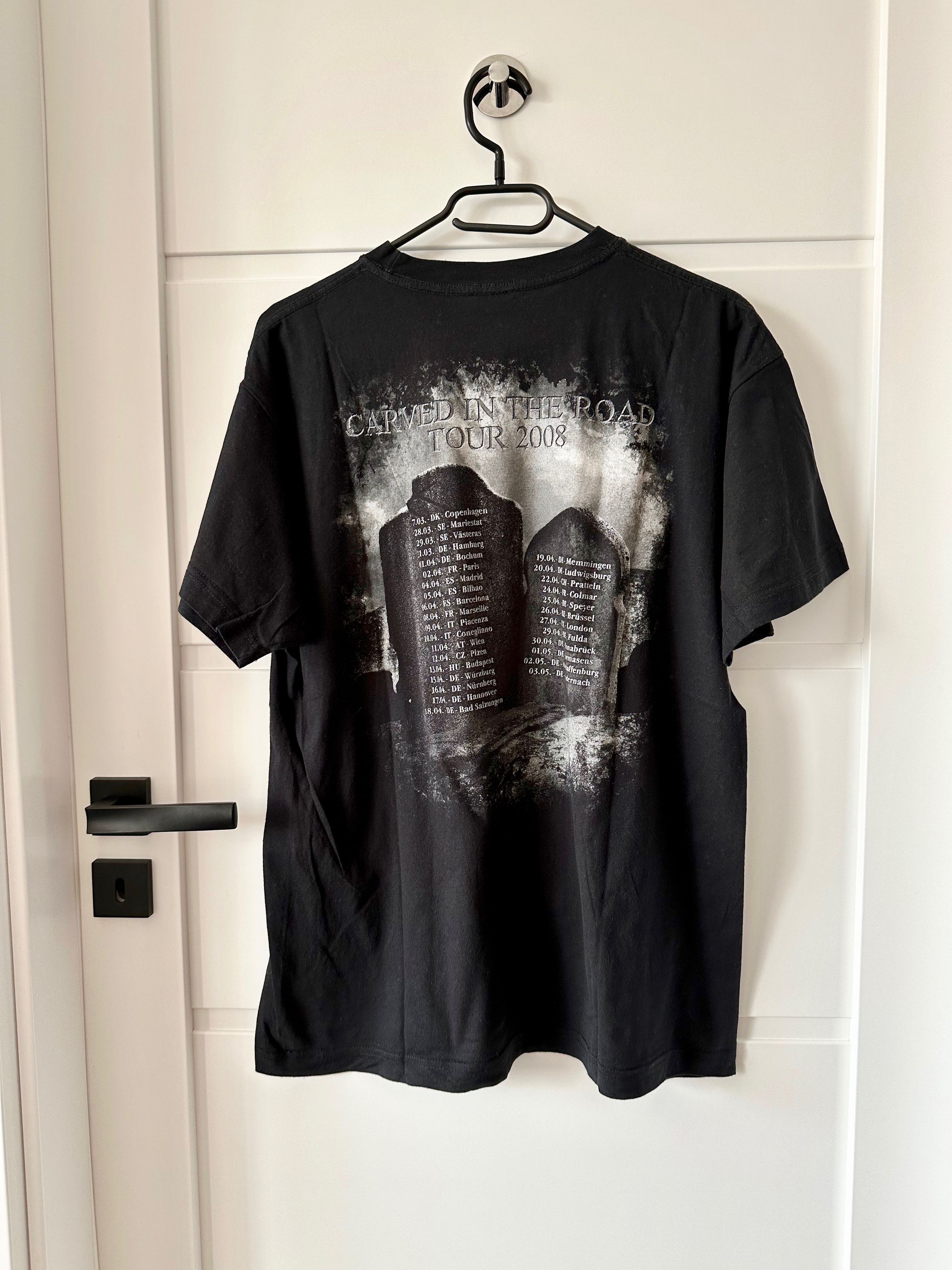 Vintage Vintage 2008 Rage - Carved in the Road Tour t shirt band Size US L / EU 52-54 / 3 - 5 Thumbnail