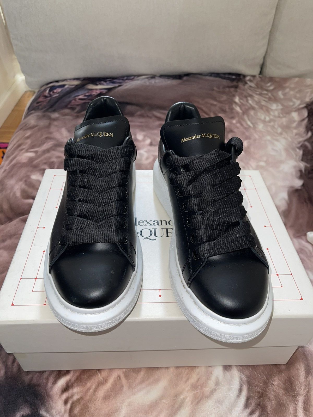 Alexander McQueen Black Alexander McQueen Sneakers Size US 9 / IT 39 - 3 Thumbnail