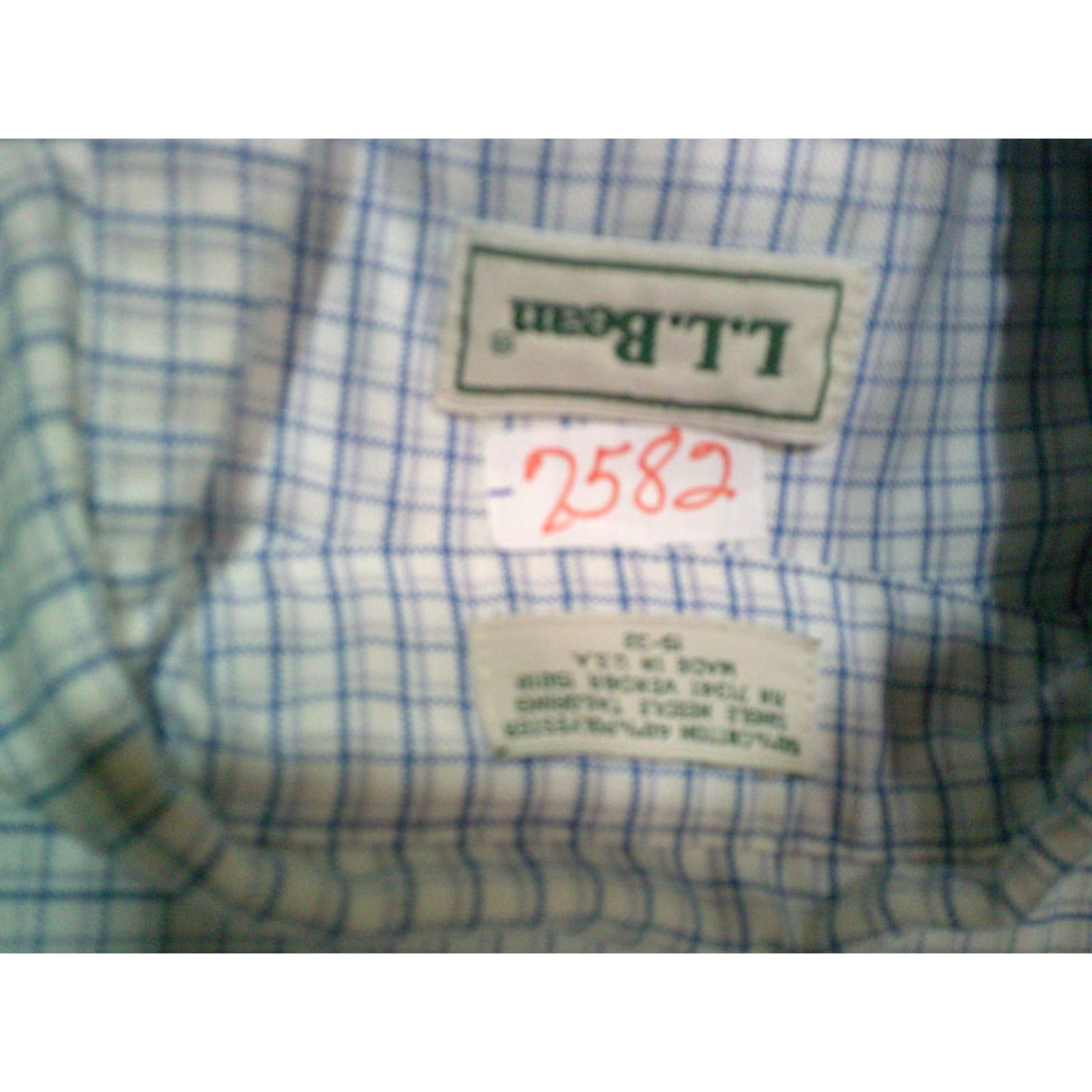 Vintage VINTAGE LL Bean Button-Up Shirt Mens Medium 15.5 Blue Check Pocket 80s Size US M / EU 48-50 / 2 - 8 Thumbnail