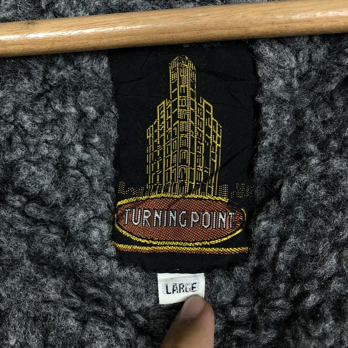 Japanese Brand 📌VINTAGE FLANNEL SHIRT JACKET TURNING POINT TARTAN DESIGN Size US L / EU 52-54 / 3 - 18 Thumbnail